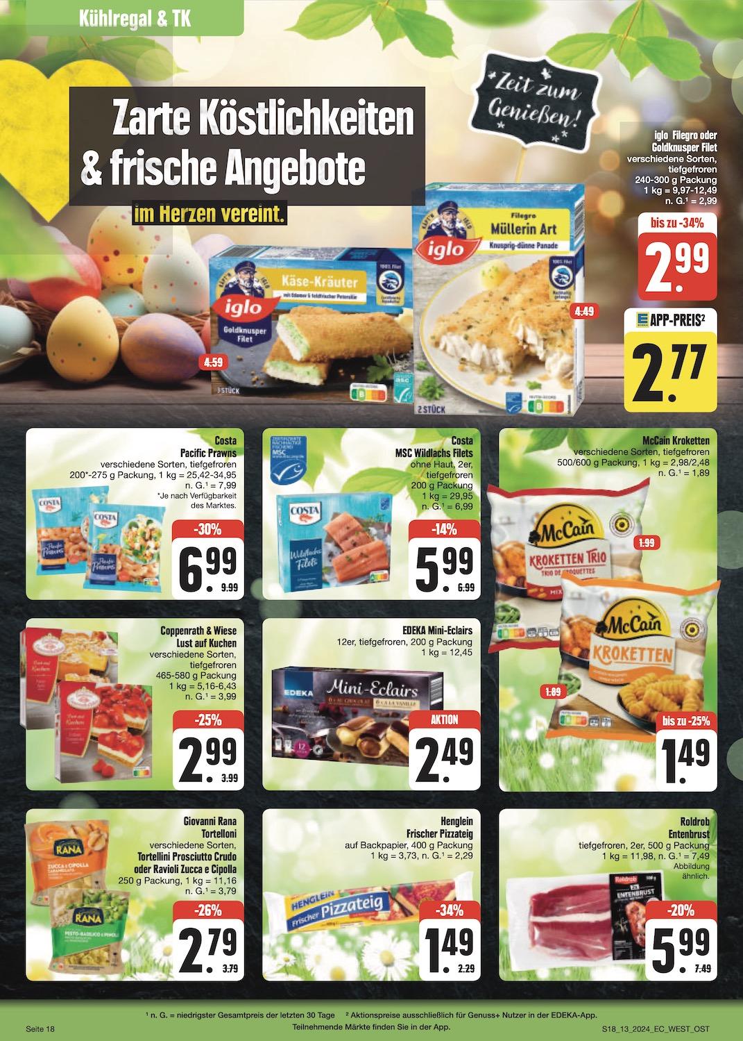 Edeka Prospekt ab Montag - Sachsen Seite 18