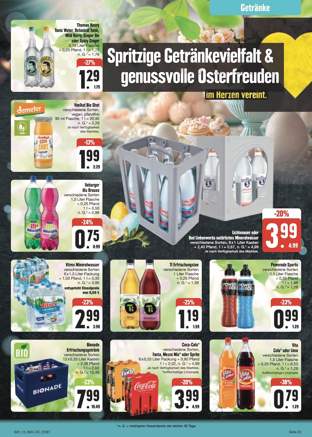 Edeka Prospekt ab Montag - Sachsen Seite 23