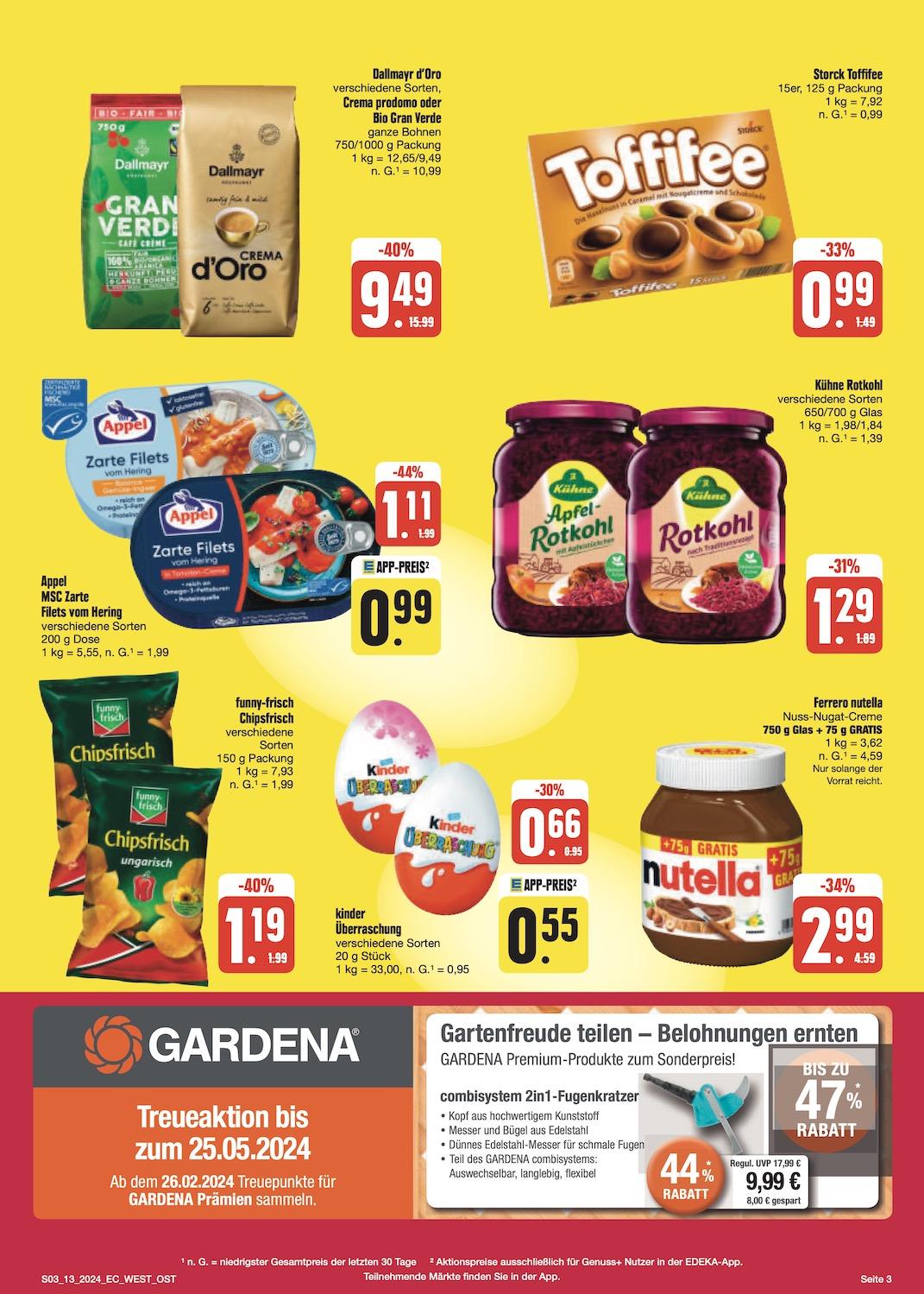 Edeka Prospekt ab Montag - Sachsen Seite 3