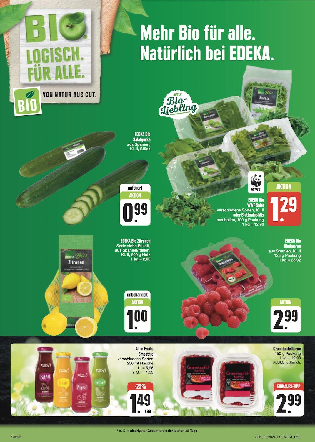 Edeka Prospekt ab Montag - Sachsen Seite 6