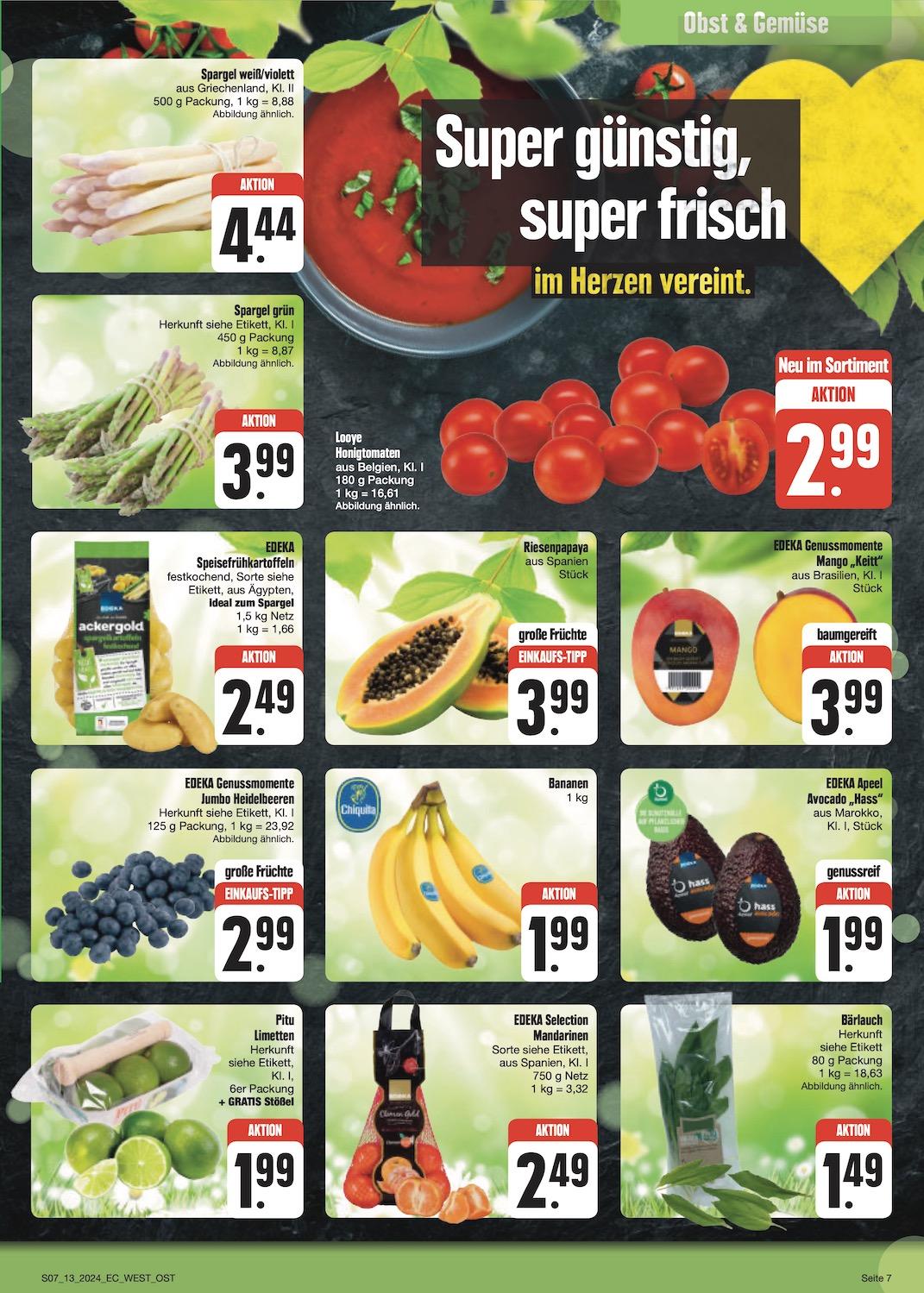 Edeka Prospekt ab Montag - Sachsen Seite 7