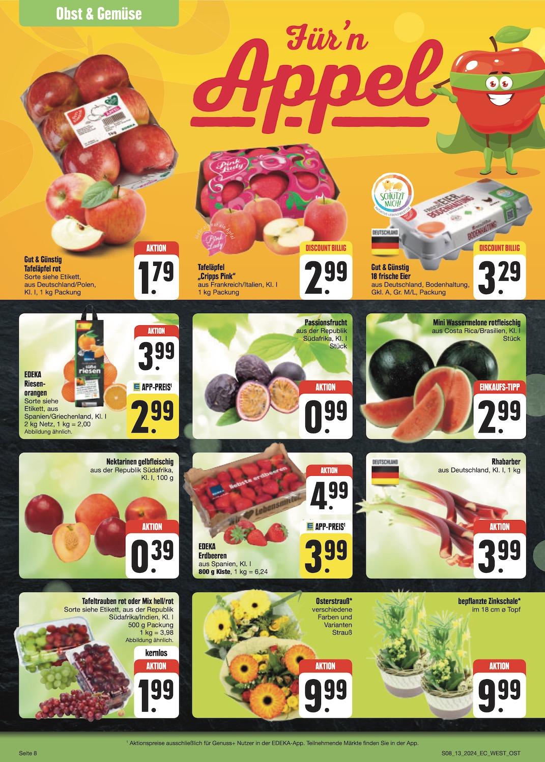 Edeka Prospekt ab Montag - Sachsen Seite 8