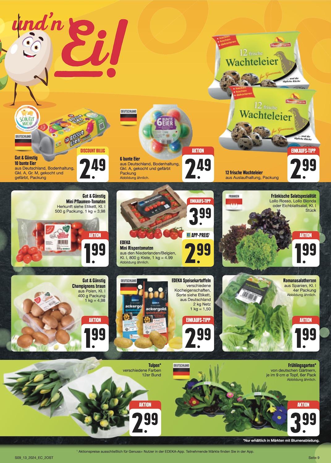 Edeka Prospekt ab Montag - Sachsen Seite 9
