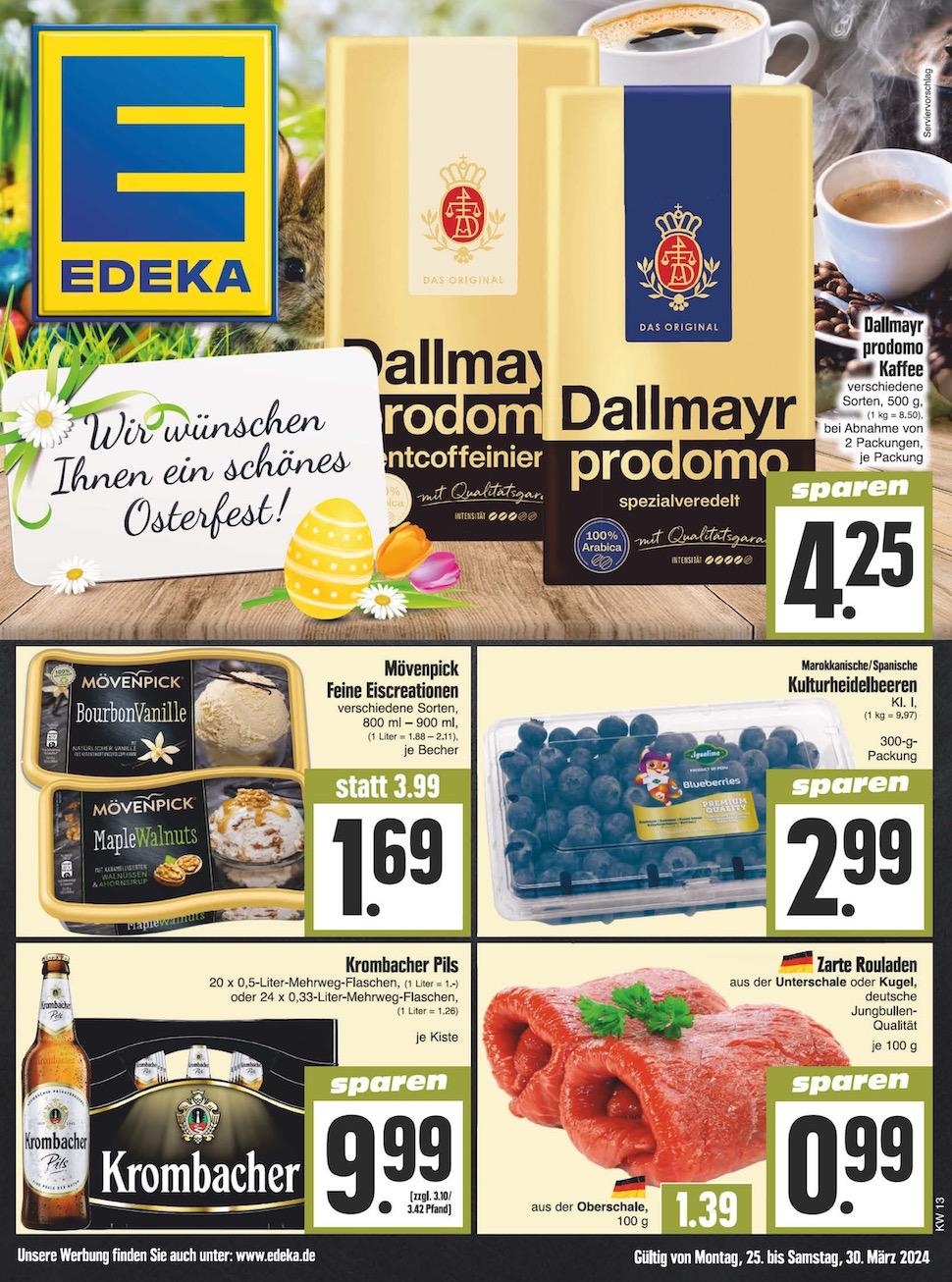 Edeka Prospekt ab Montag - Thüringen Seite 1