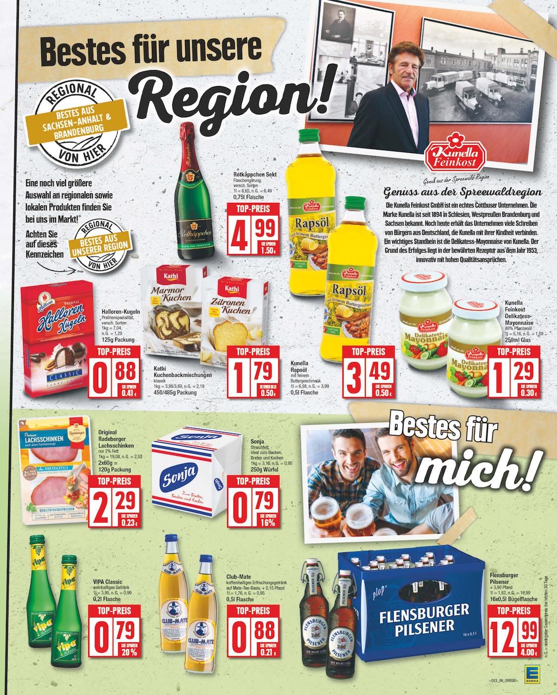 Edeka Prospekt ab Montag - Sachsen-Anhalt Seite 9