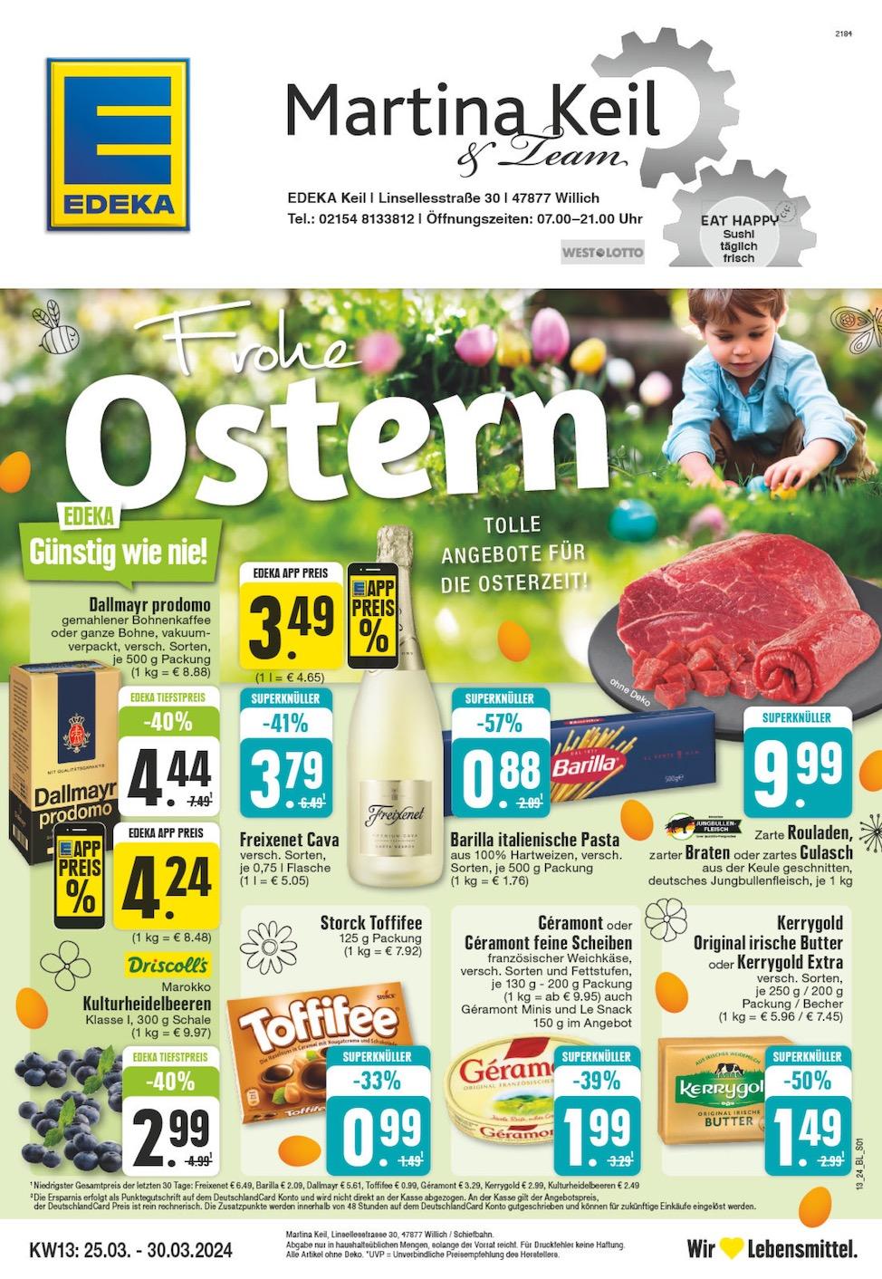Edeka Prospekt ab Montag - Schleswig - Holstein Seite 1