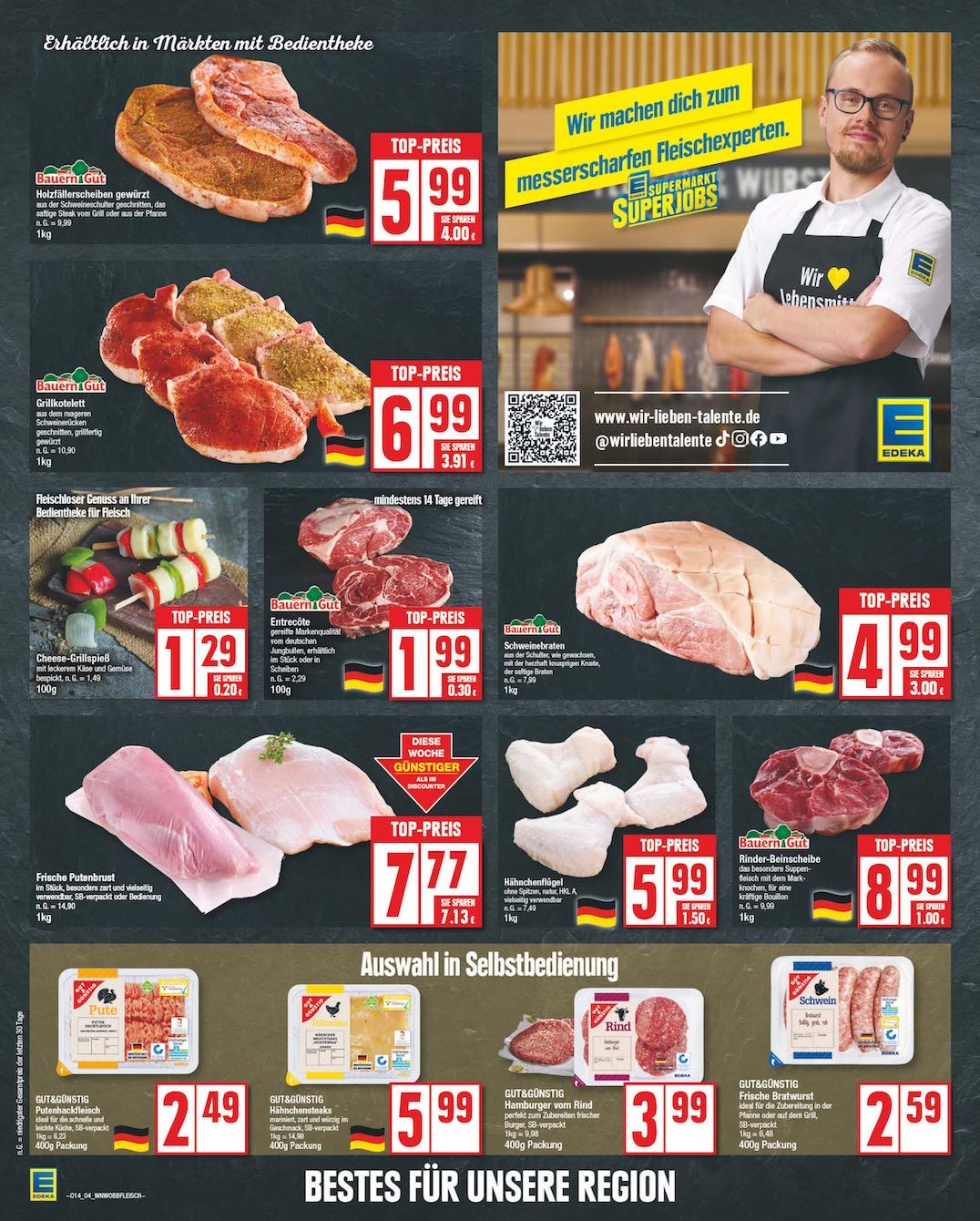 Edeka Prospekt ab Dienstag - Niedersachsen Seite 4