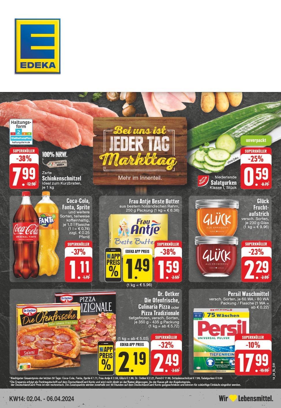 Edeka Prospekt ab Dienstag - Nordrhein - Westfalen Seite 1