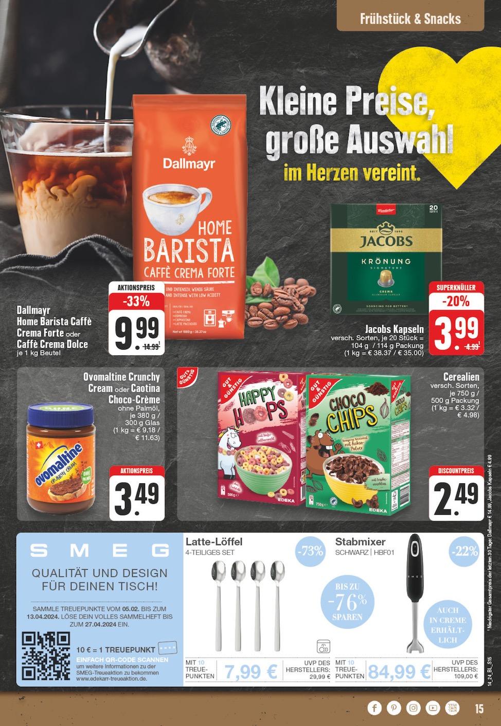 Edeka Prospekt ab Dienstag - Nordrhein - Westfalen Seite 15