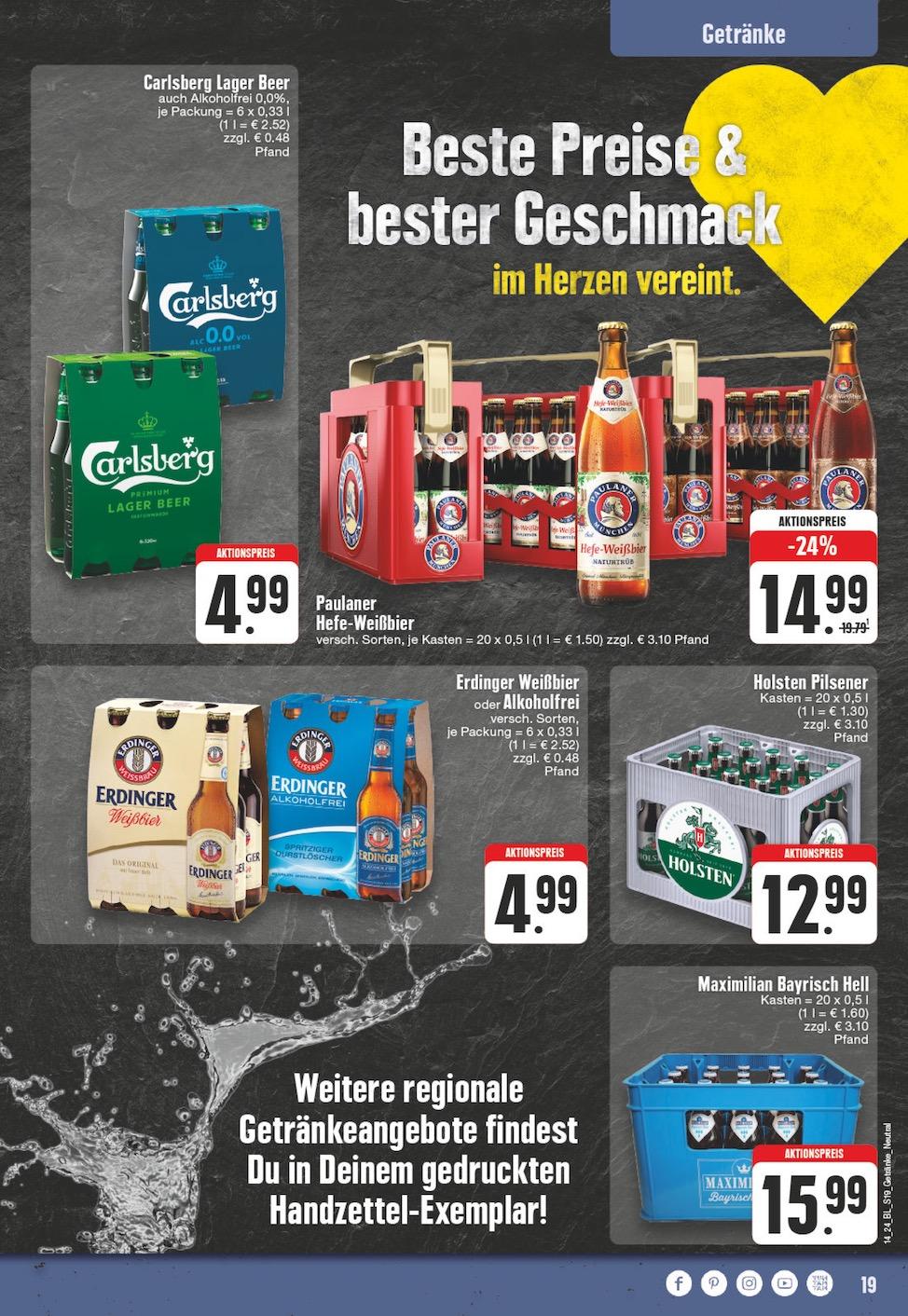 Edeka Prospekt ab Dienstag - Nordrhein - Westfalen Seite 19