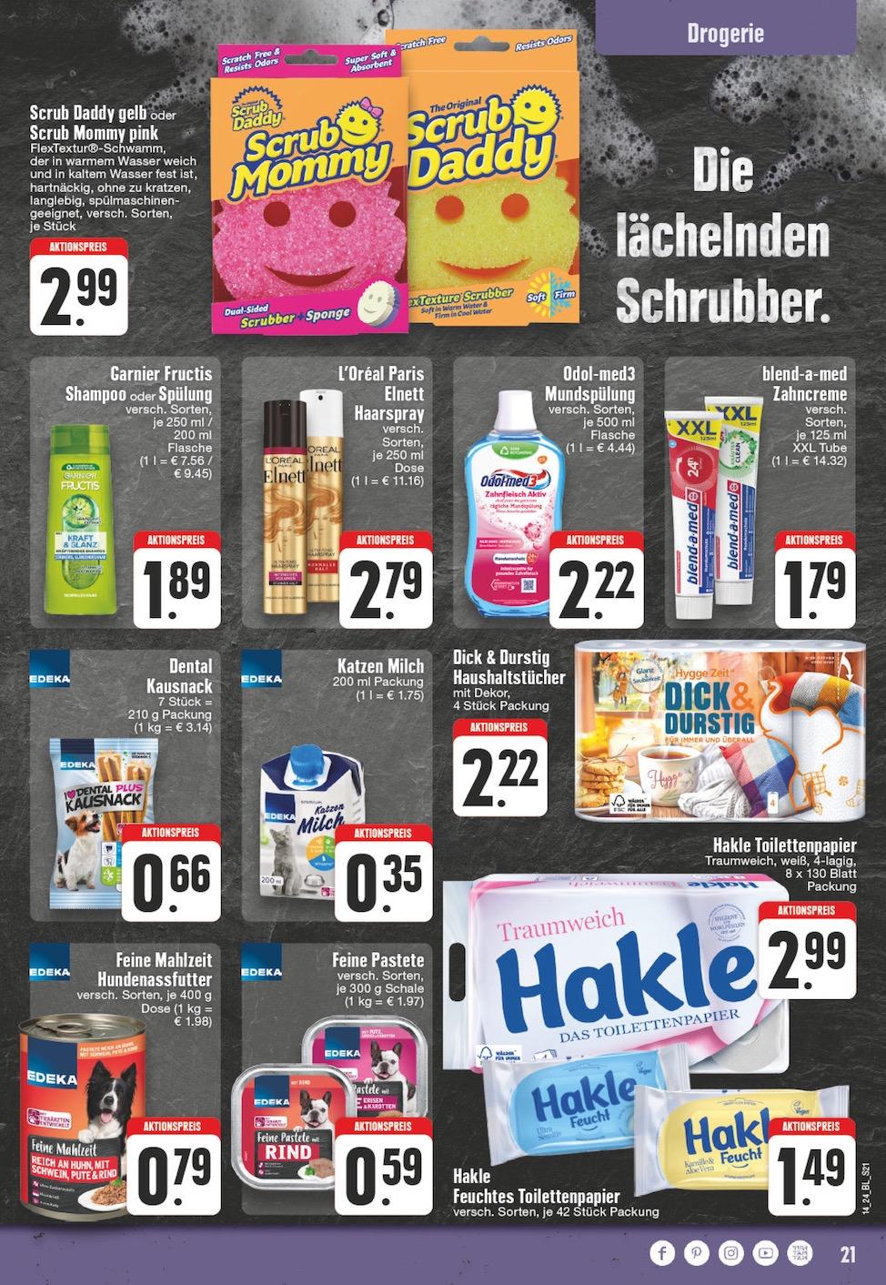 Edeka Prospekt ab Dienstag - Nordrhein - Westfalen Seite 21