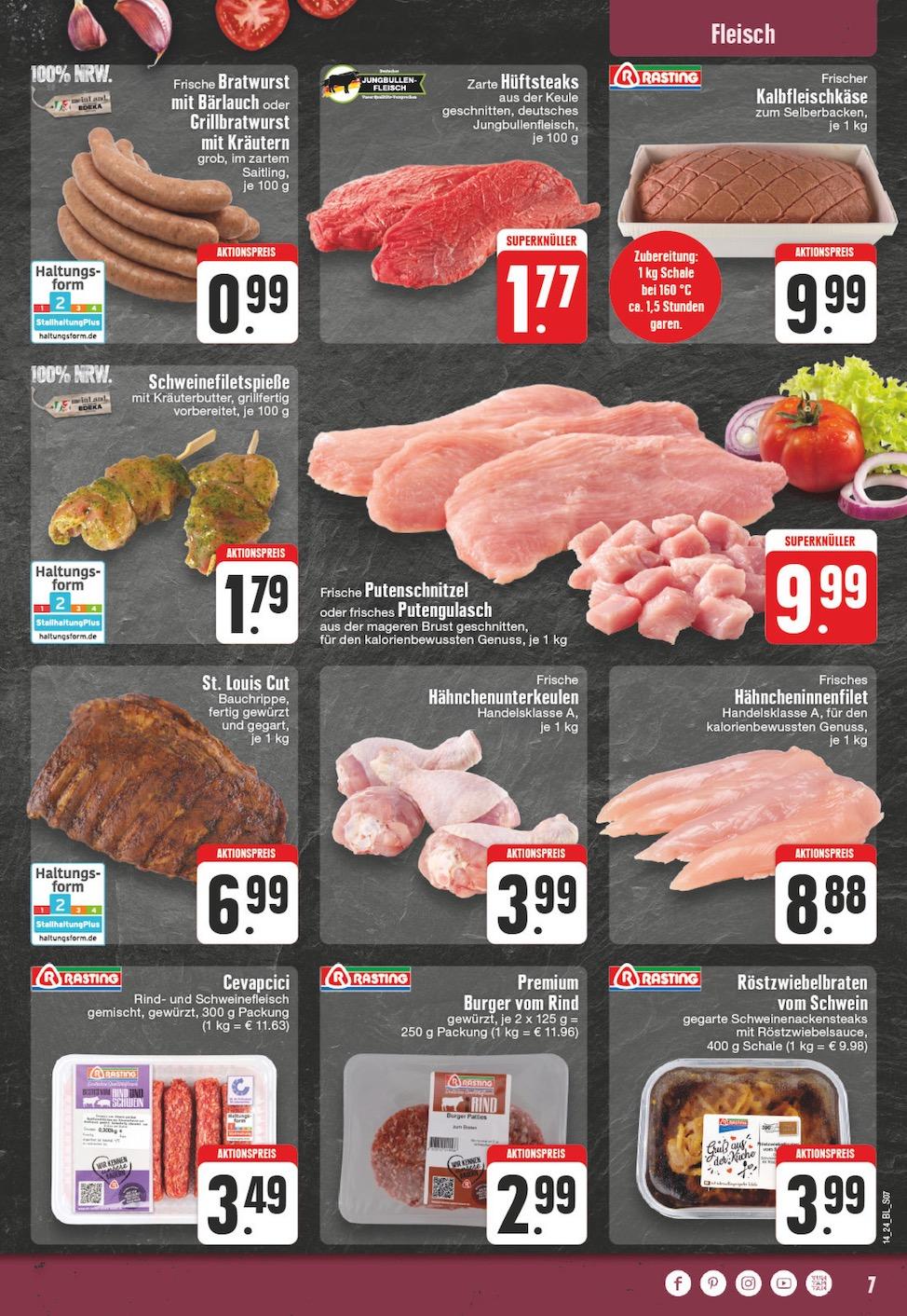 Edeka Prospekt ab Dienstag - Nordrhein - Westfalen Seite 7