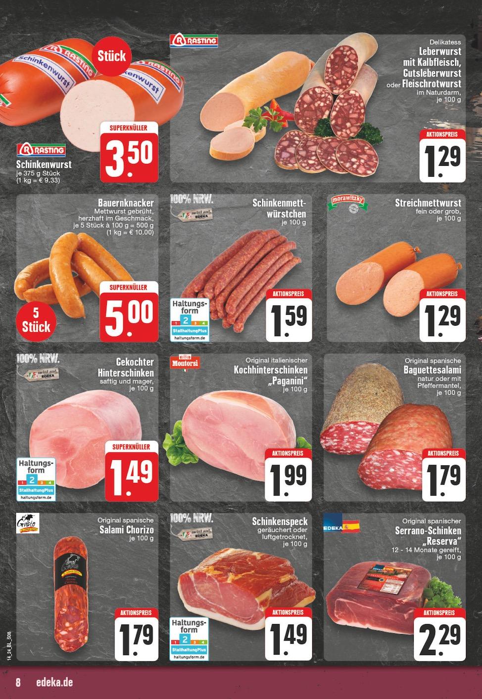 Edeka Prospekt ab Dienstag - Nordrhein - Westfalen Seite 8