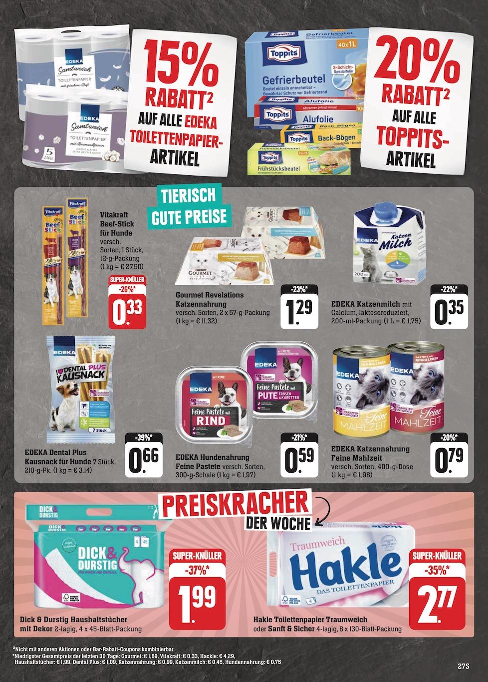 Edeka Prospekt ab Dienstag - Hessen Seite 27