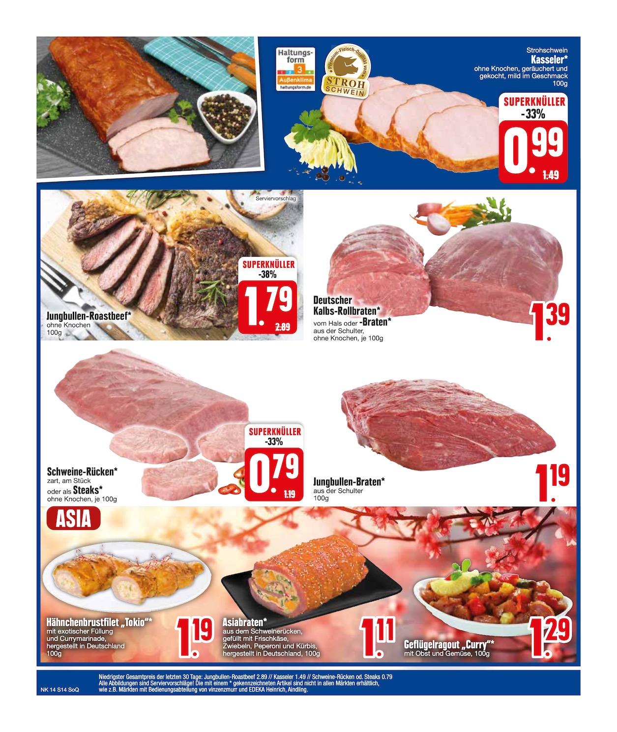 Edeka Prospekt ab Dienstag - Bayern Süd Seite 14