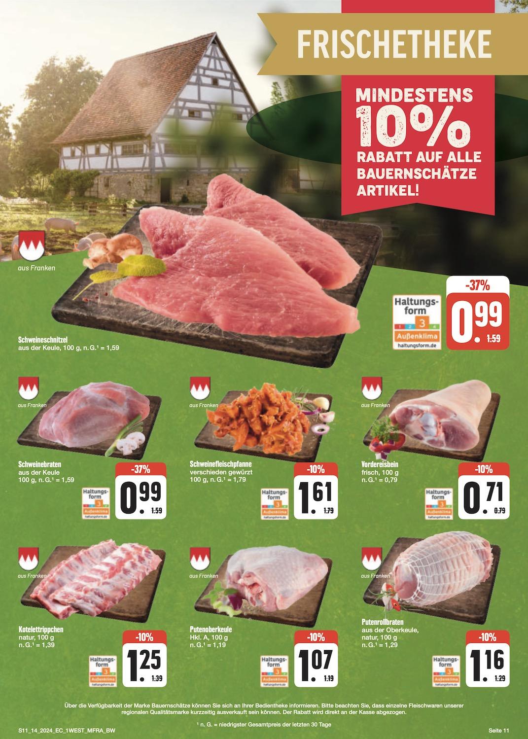 Edeka Prospekt ab Dienstag - Bayern Nord Seite 11
