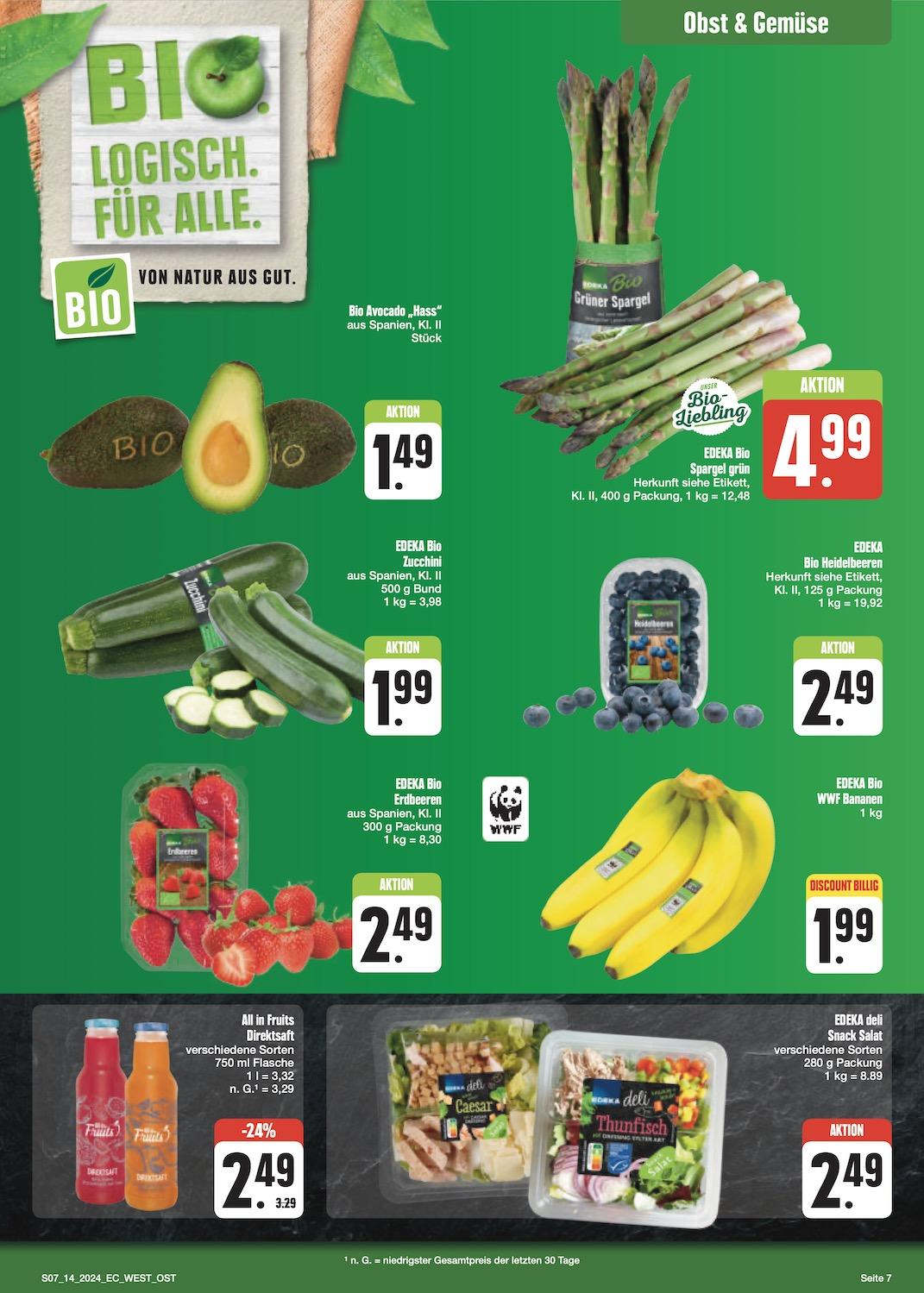 Edeka Prospekt ab Dienstag - Bayern Nord Seite 7