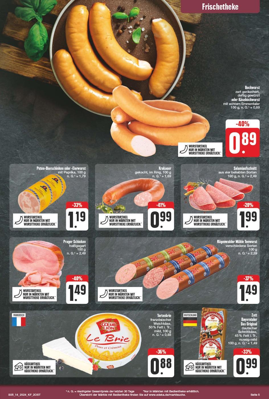 Edeka Prospekt ab Dienstag - Sachsen Seite 5