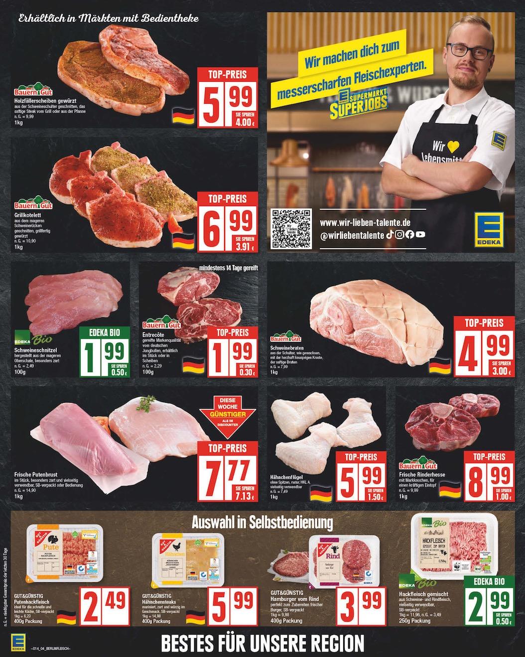 Edeka Prospekt ab Dienstag - Berlin Seite 4