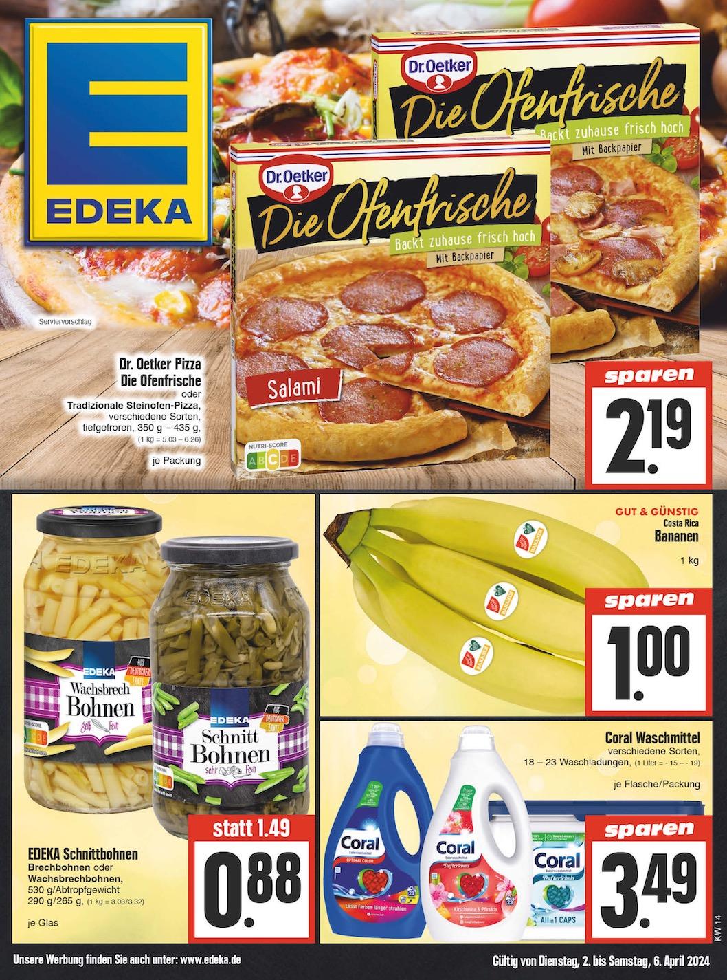 Edeka Prospekt ab Dienstag - Thüringen Seite 1