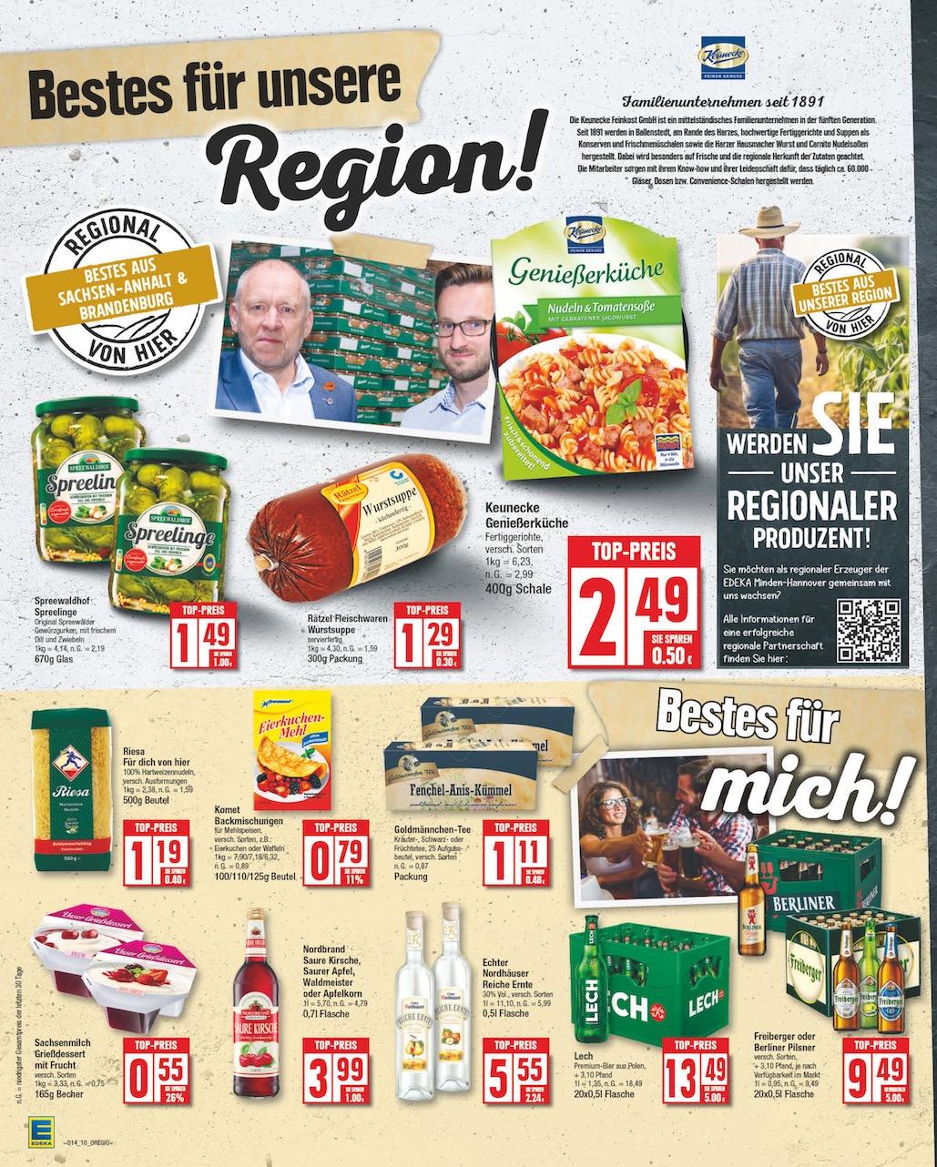 Edeka Prospekt ab Dienstag - Sachsen-Anhalt Seite 10