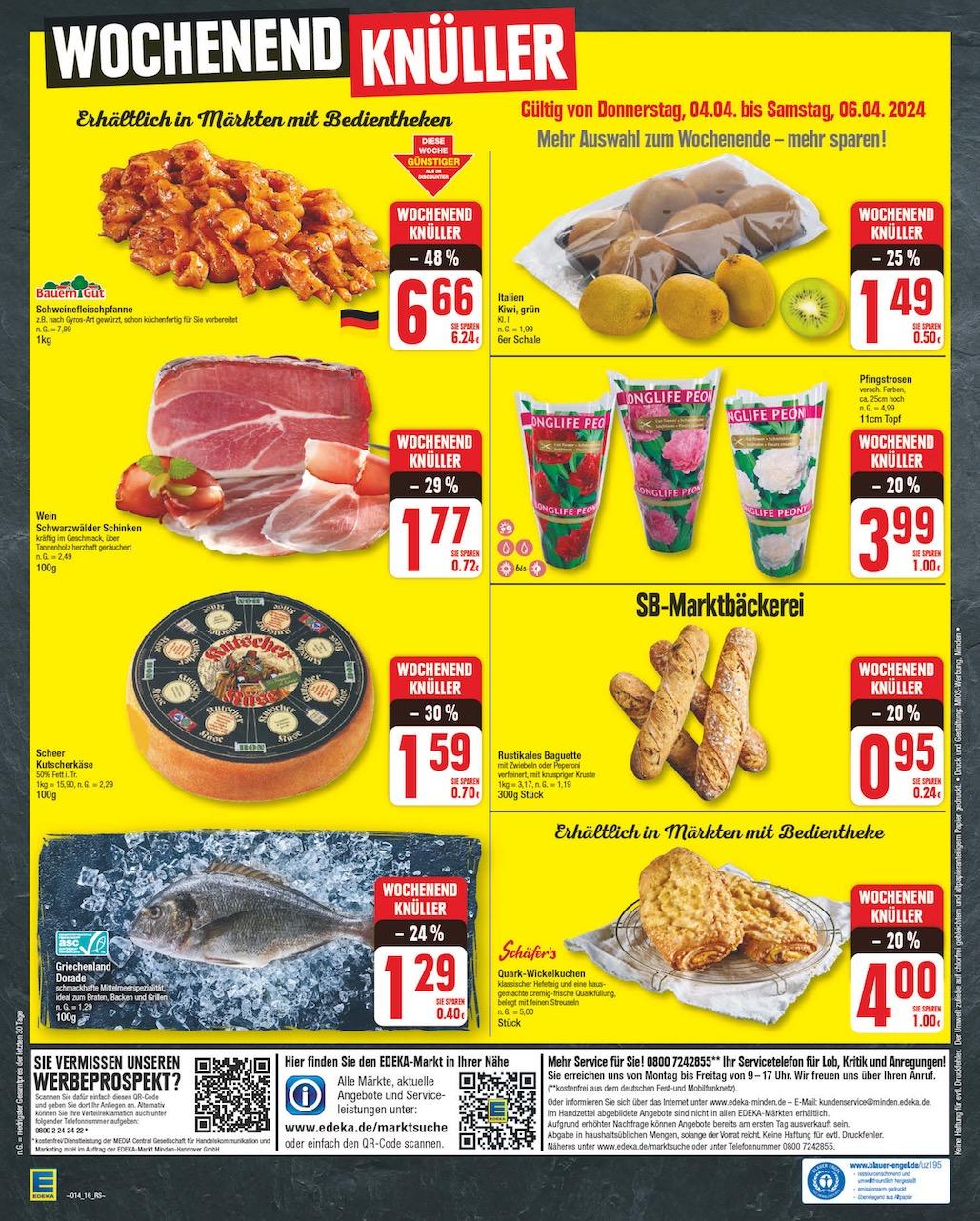 Edeka Prospekt ab Dienstag - Sachsen-Anhalt Seite 16