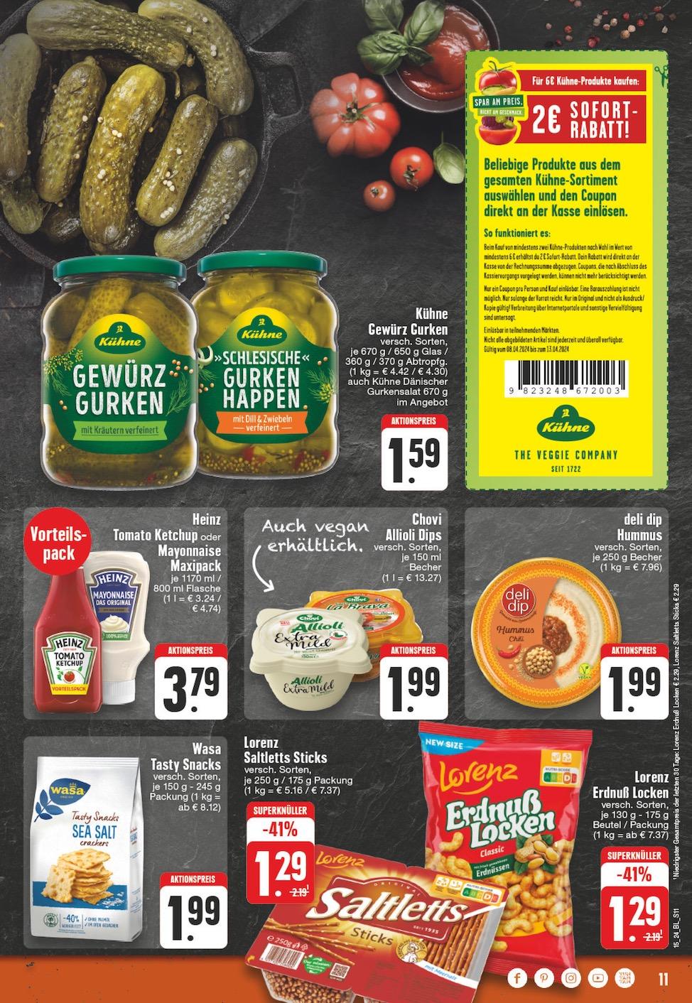 Edeka Prospekt ab Montag - Nordrhein - Westfalen Seite 11
