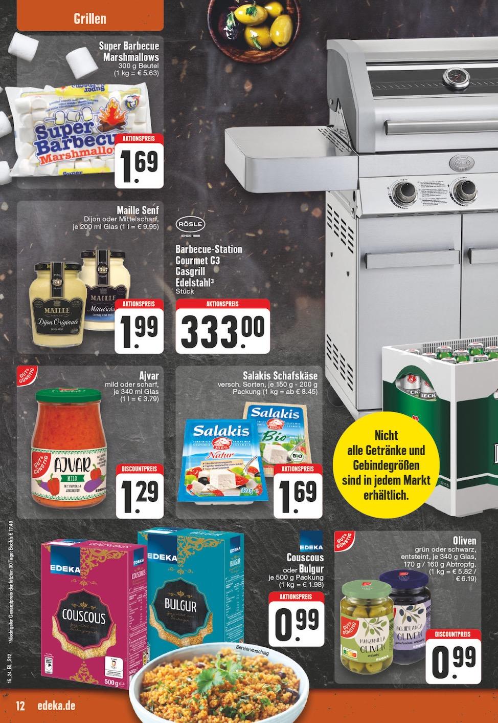 Edeka Prospekt ab Montag - Nordrhein - Westfalen Seite 12