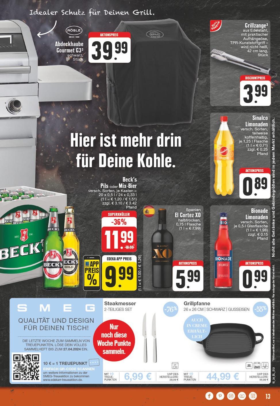 Edeka Prospekt ab Montag - Nordrhein - Westfalen Seite 13