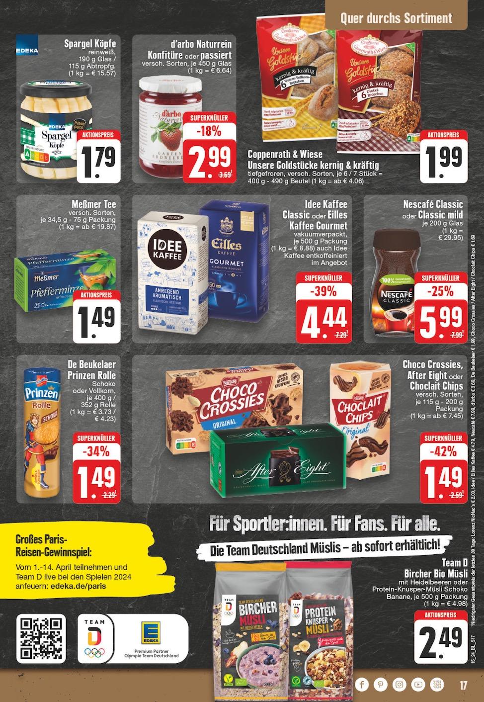 Edeka Prospekt ab Montag - Nordrhein - Westfalen Seite 17