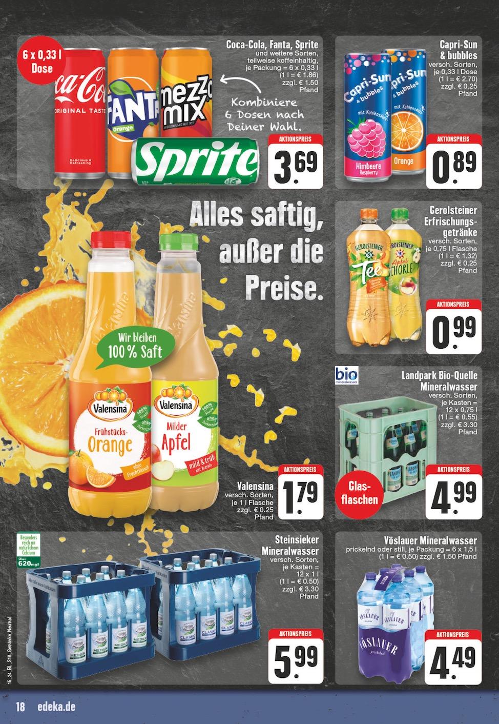 Edeka Prospekt ab Montag - Nordrhein - Westfalen Seite 18