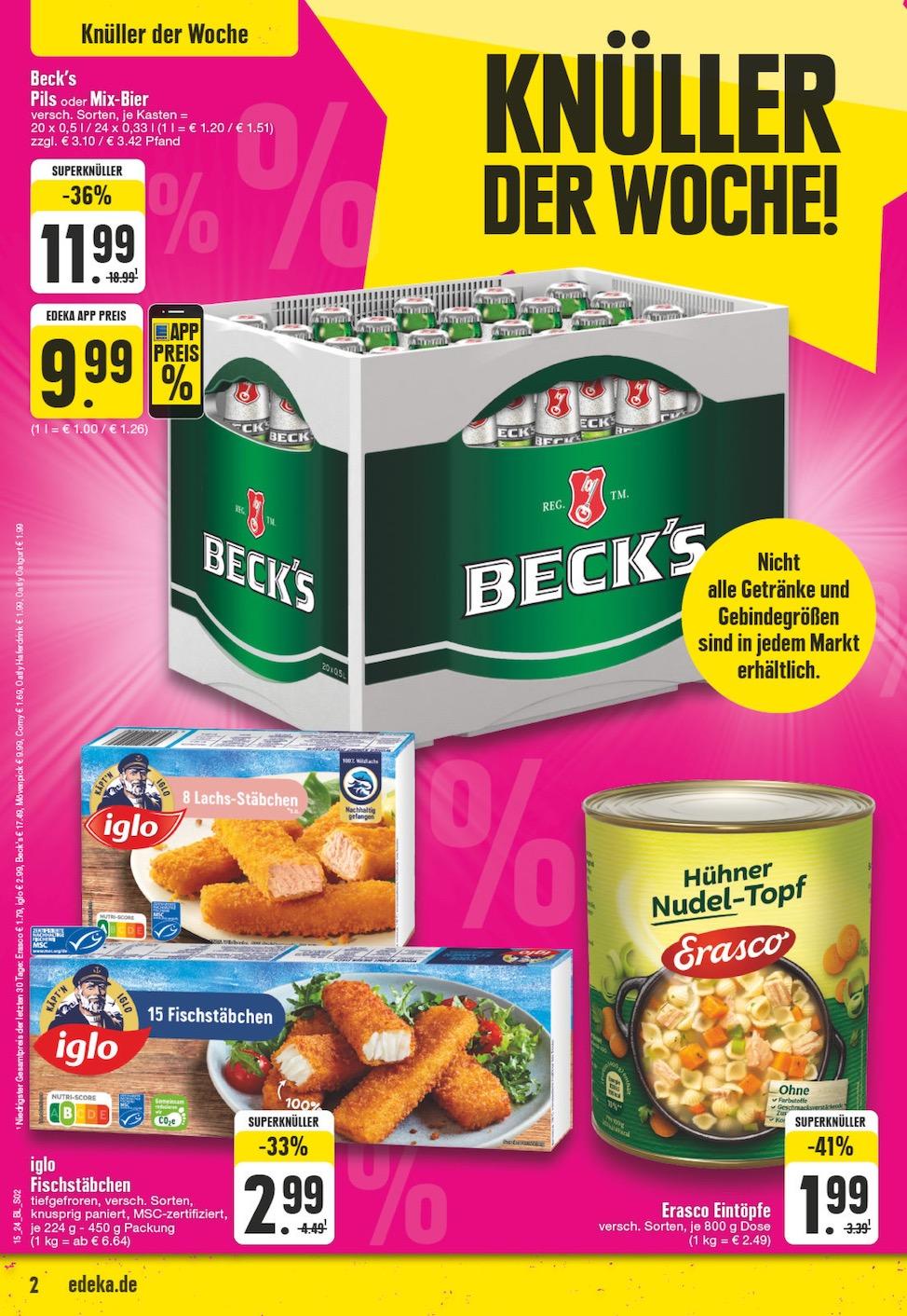 Edeka Prospekt ab Montag - Nordrhein - Westfalen Seite 2