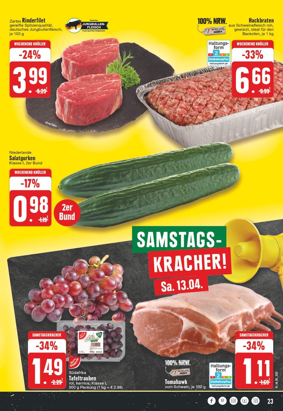 Edeka Prospekt ab Montag - Nordrhein - Westfalen Seite 23