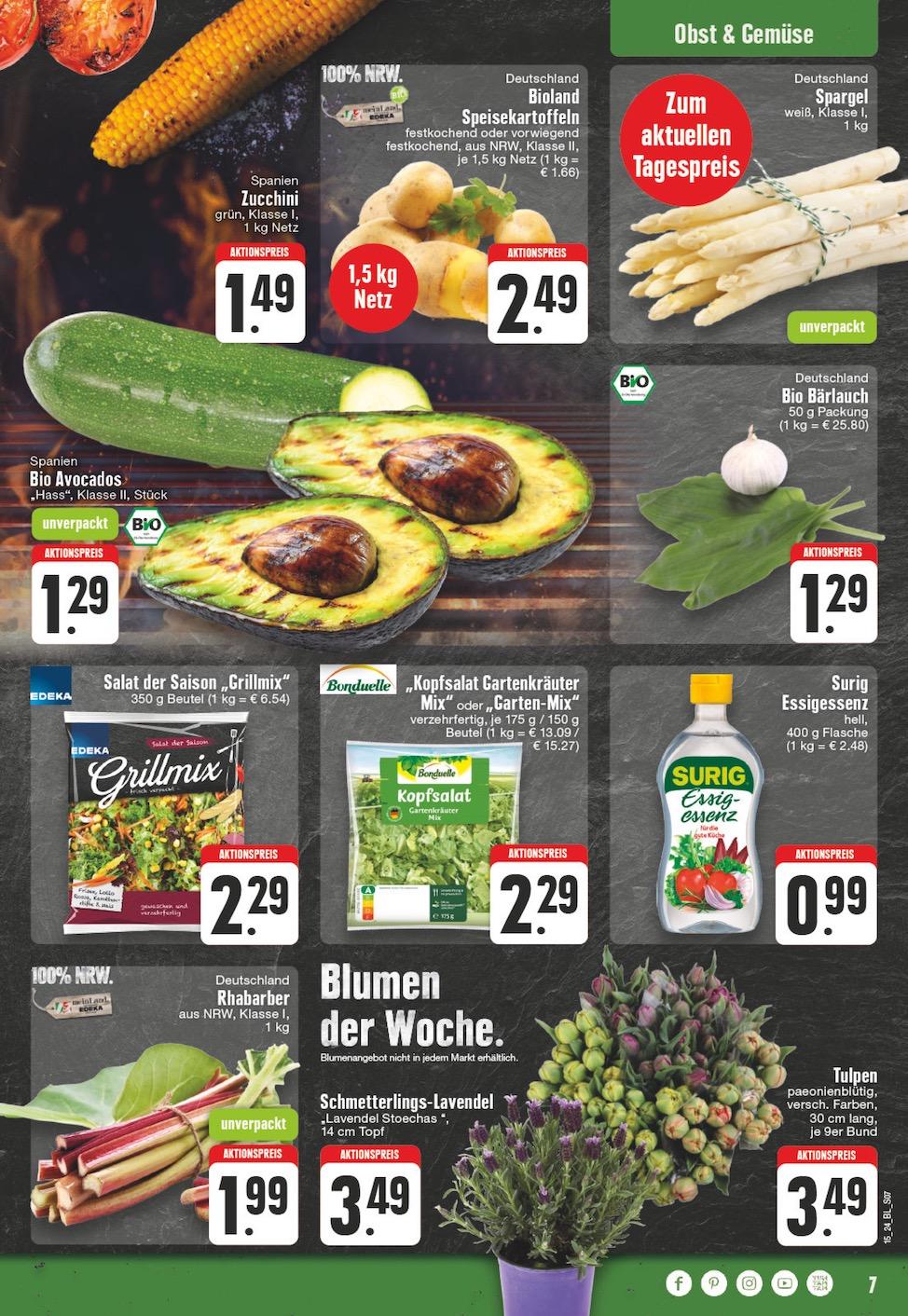 Edeka Prospekt ab Montag - Nordrhein - Westfalen Seite 7