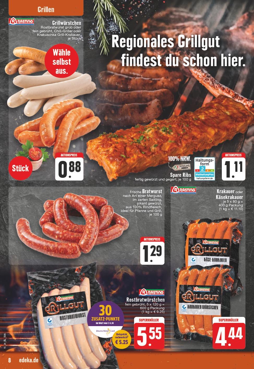 Edeka Prospekt ab Montag - Nordrhein - Westfalen Seite 8