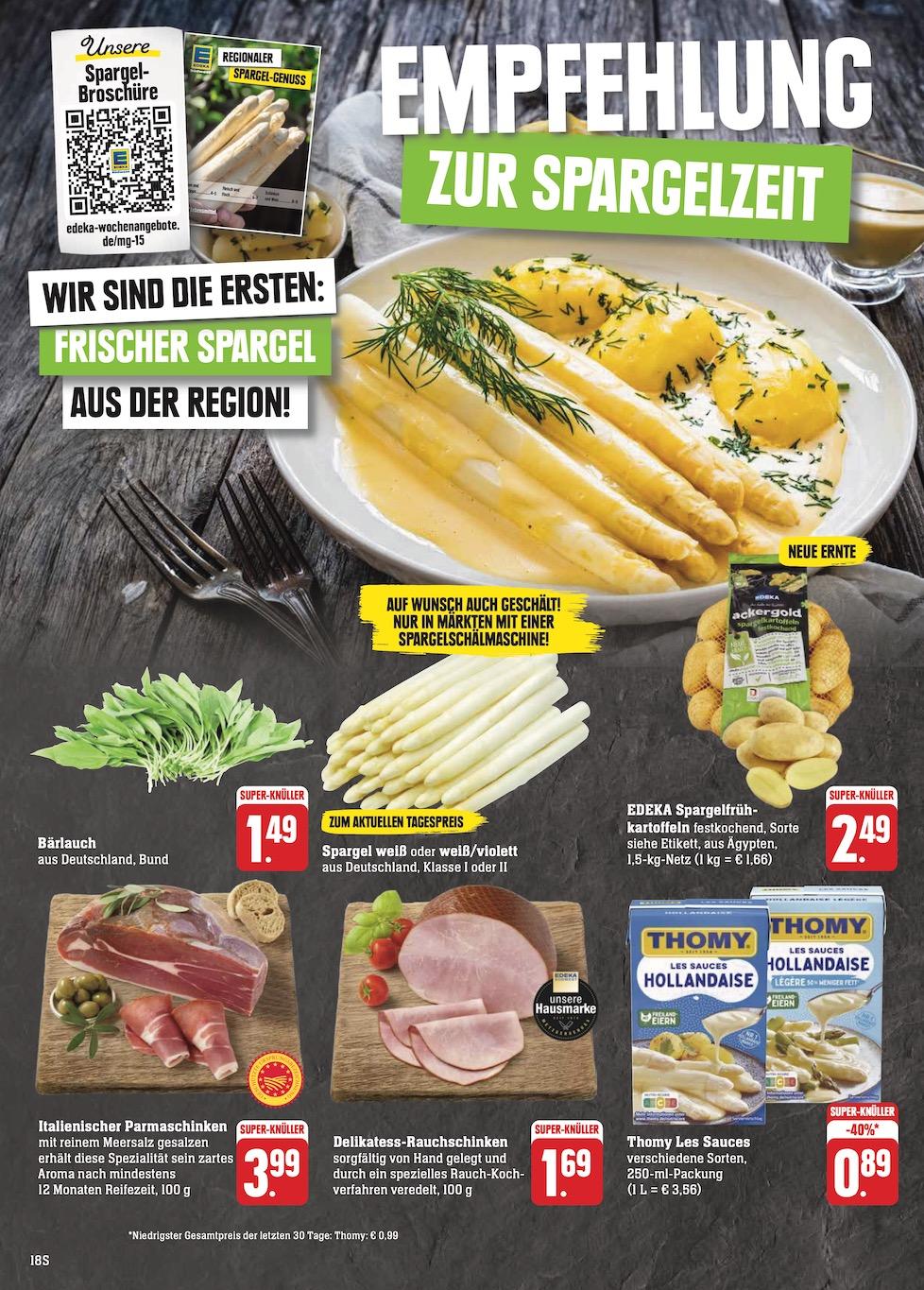Edeka Prospekt ab Montag - Hessen Seite 18