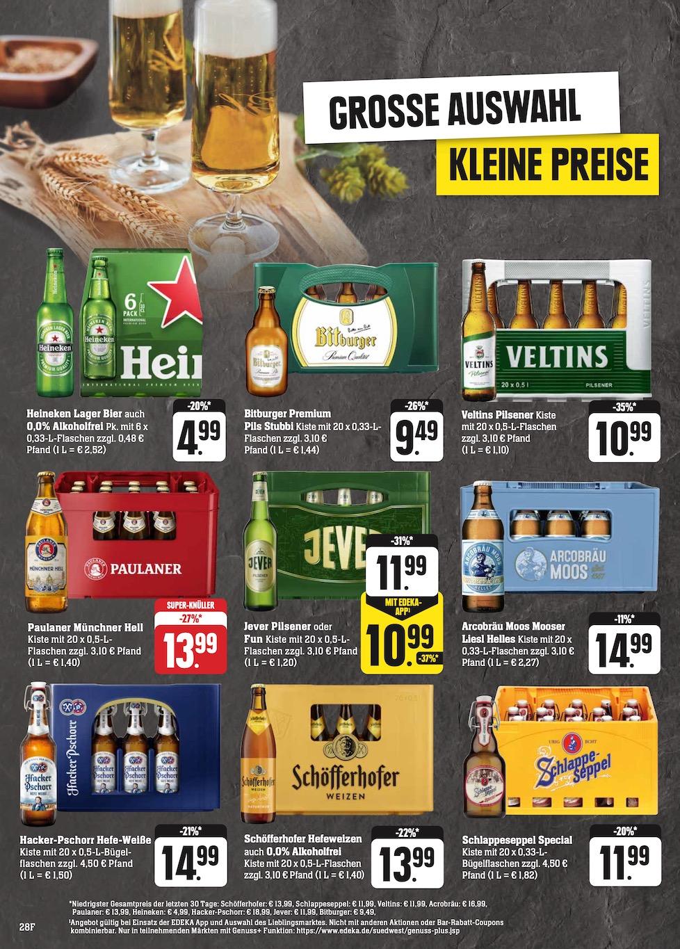 Edeka Prospekt ab Montag - Hessen Seite 28