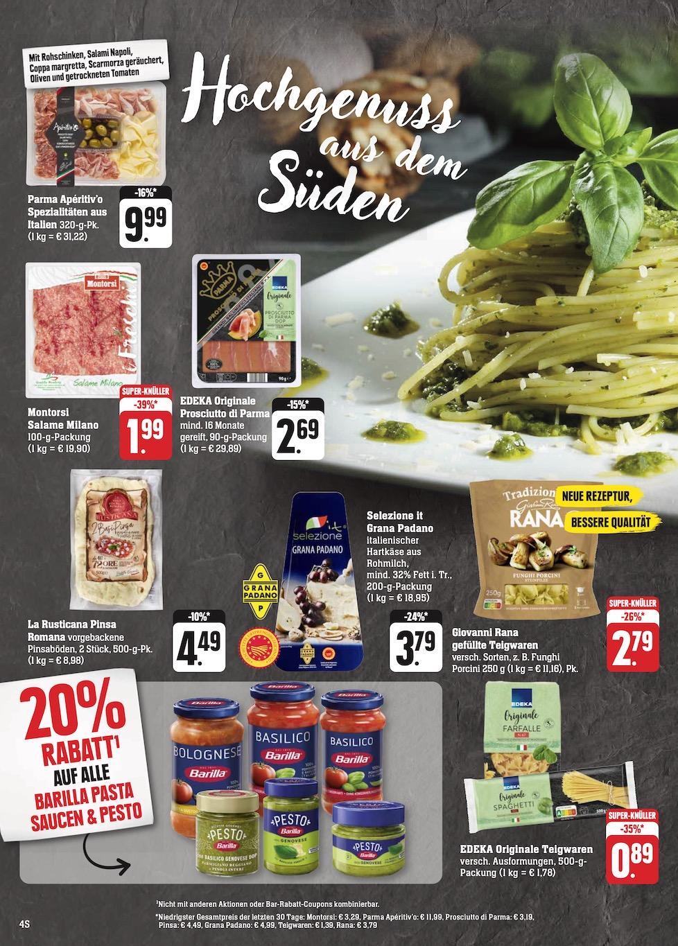 Edeka Prospekt ab Montag - Hessen Seite 4