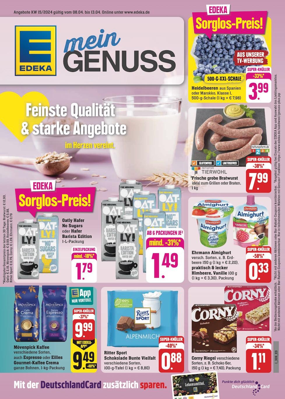 Edeka Prospekt ab Montag - Rheinland - Pfalz Seite 1