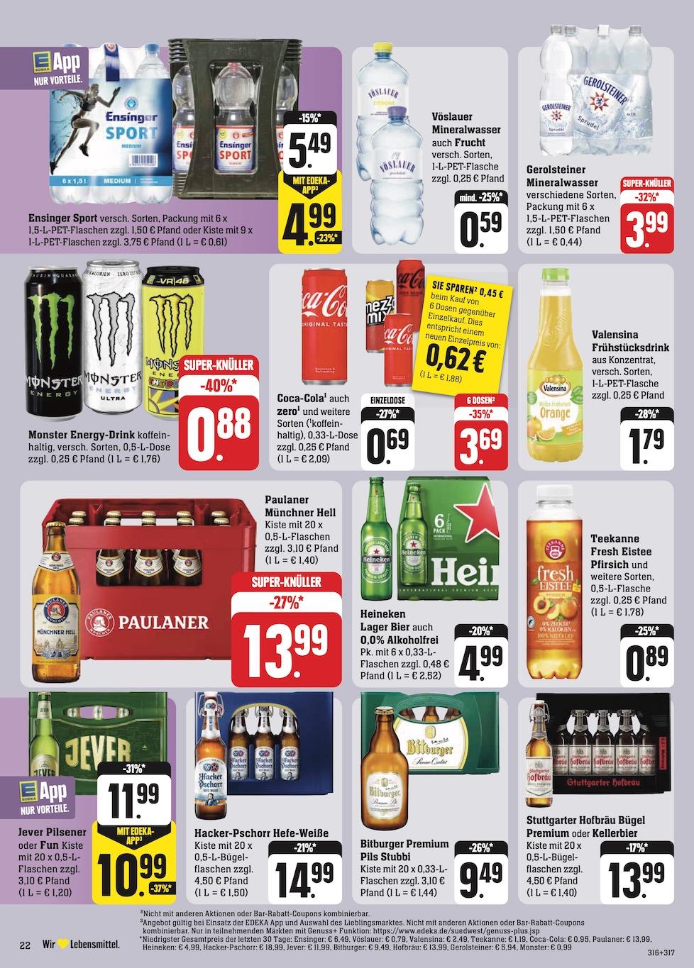 Edeka Prospekt ab Montag - Baden - Württemberg Seite 30