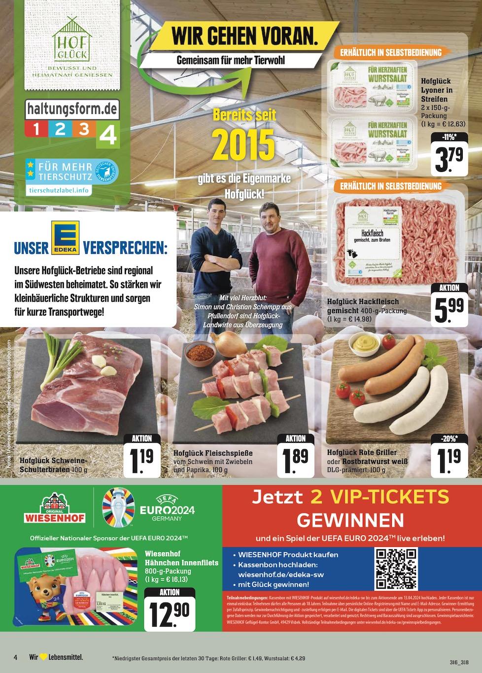 Edeka Prospekt ab Montag - Baden - Württemberg Seite 4