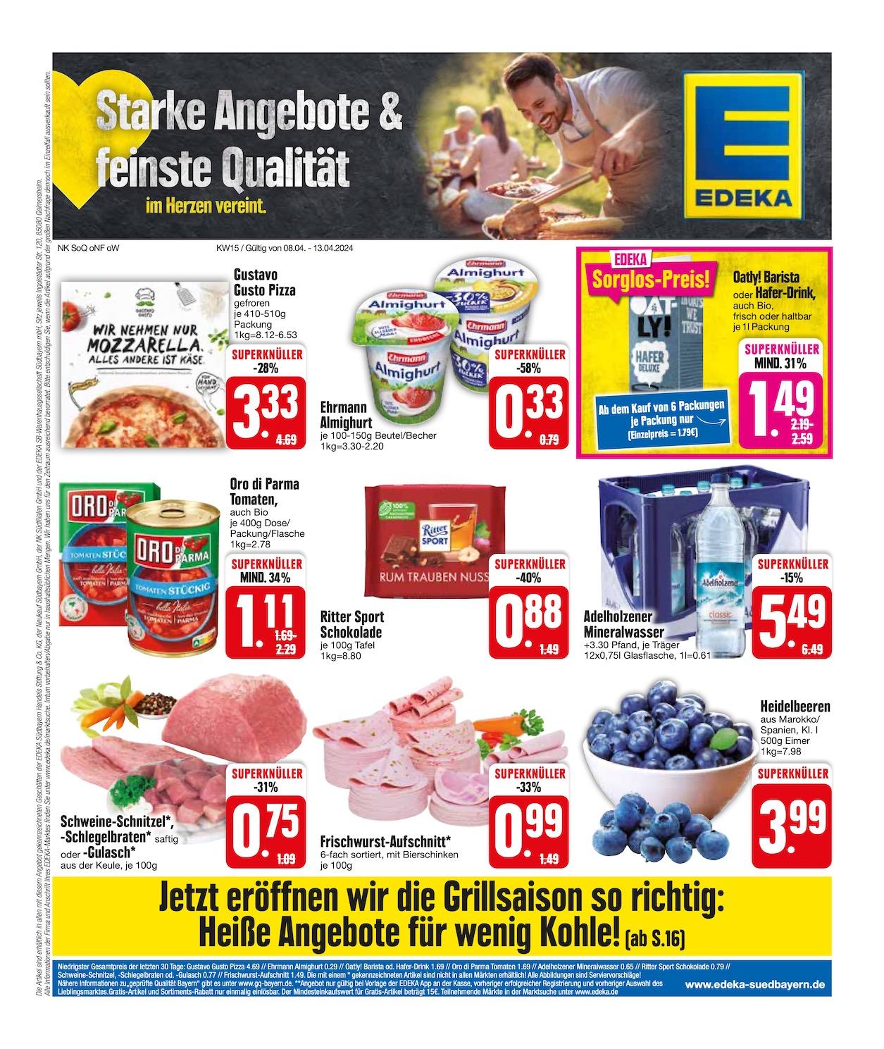 Edeka Prospekt ab Montag - Bayern Süd Seite 1