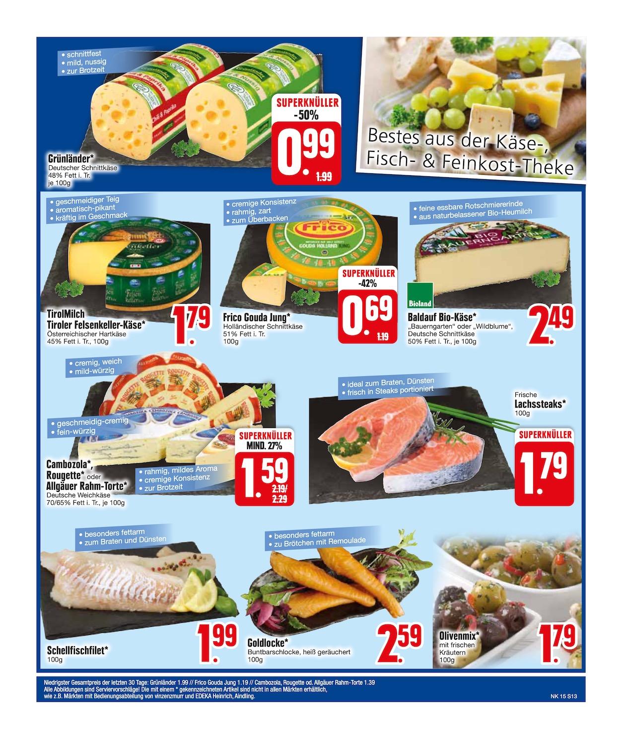 Edeka Prospekt ab Montag - Bayern Süd Seite 13