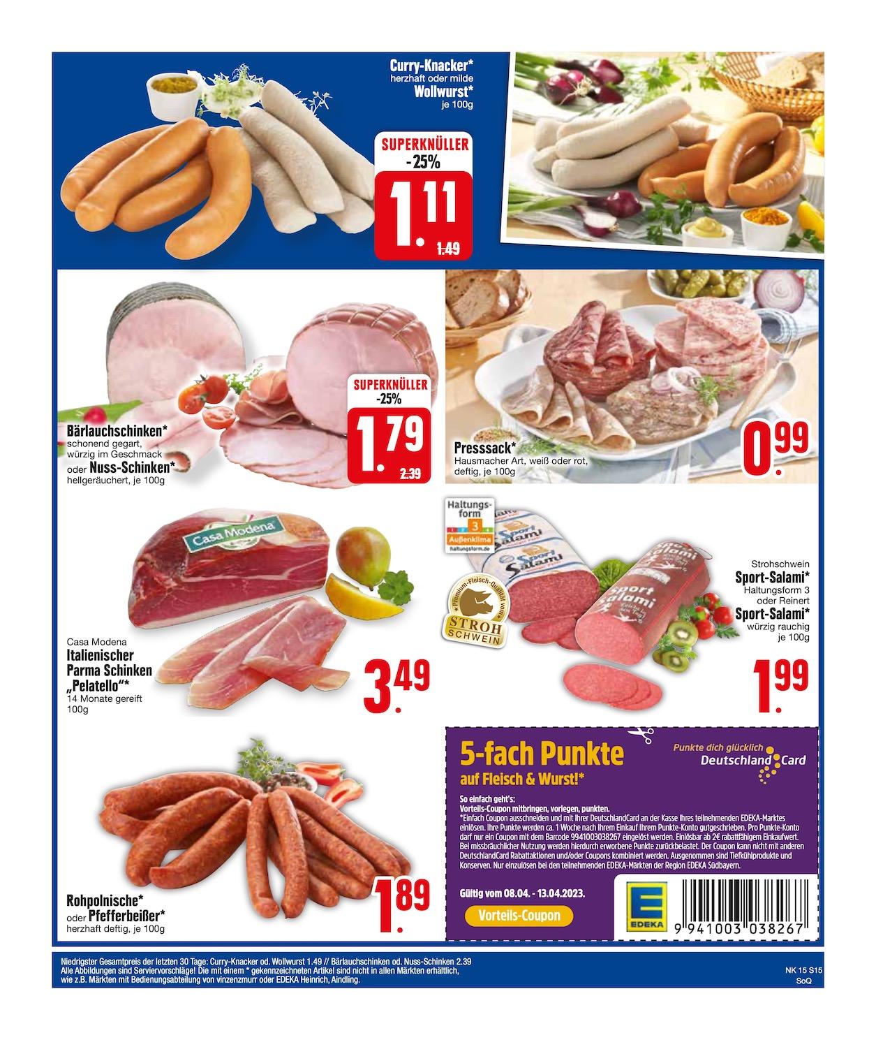 Edeka Prospekt ab Montag - Bayern Süd Seite 15