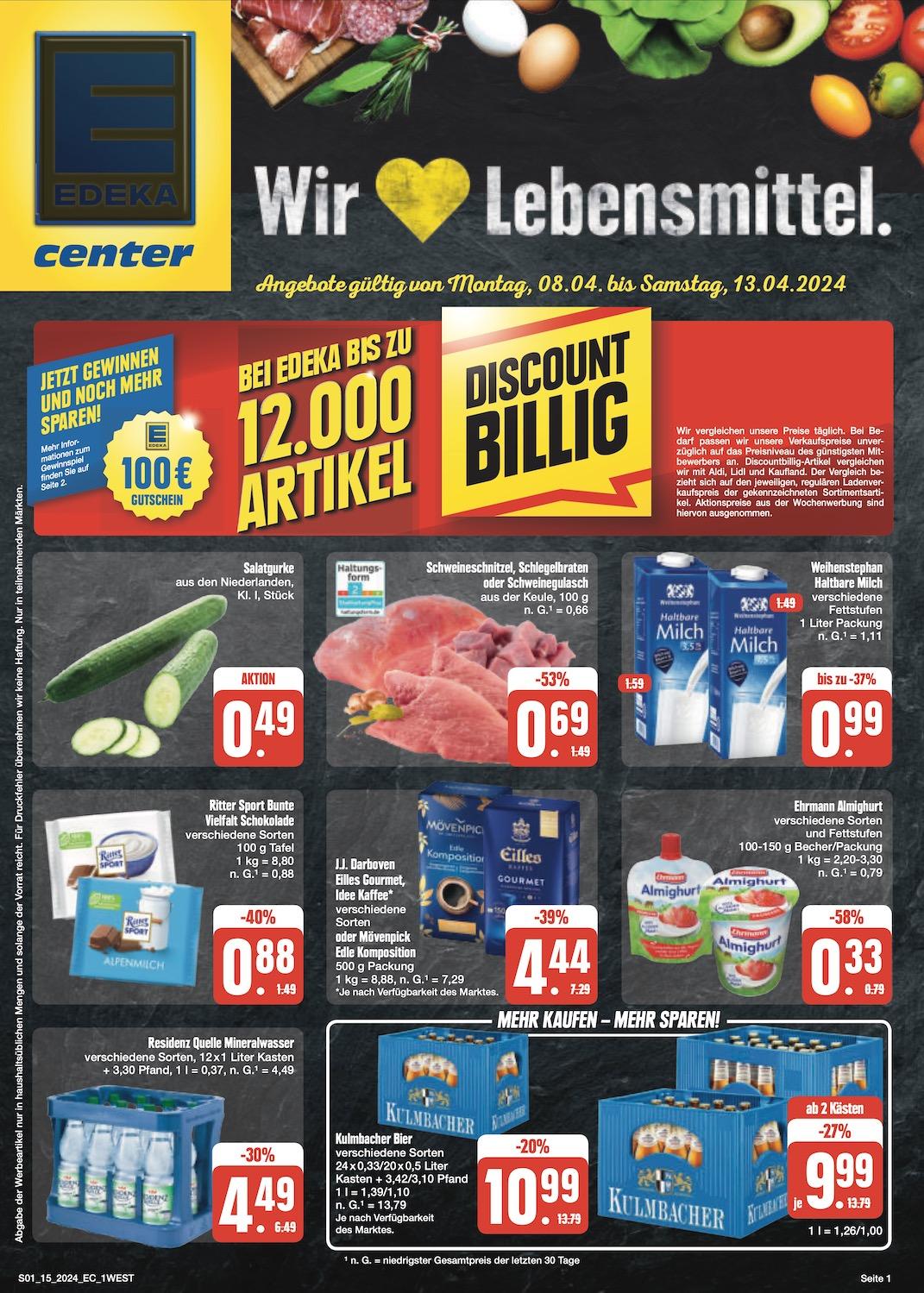 Edeka Prospekt ab Montag - Bayern Nord Seite 1