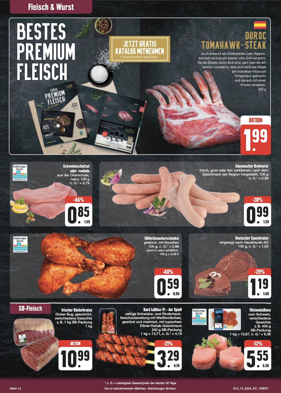 Edeka Prospekt ab Montag - Bayern Nord Seite 12