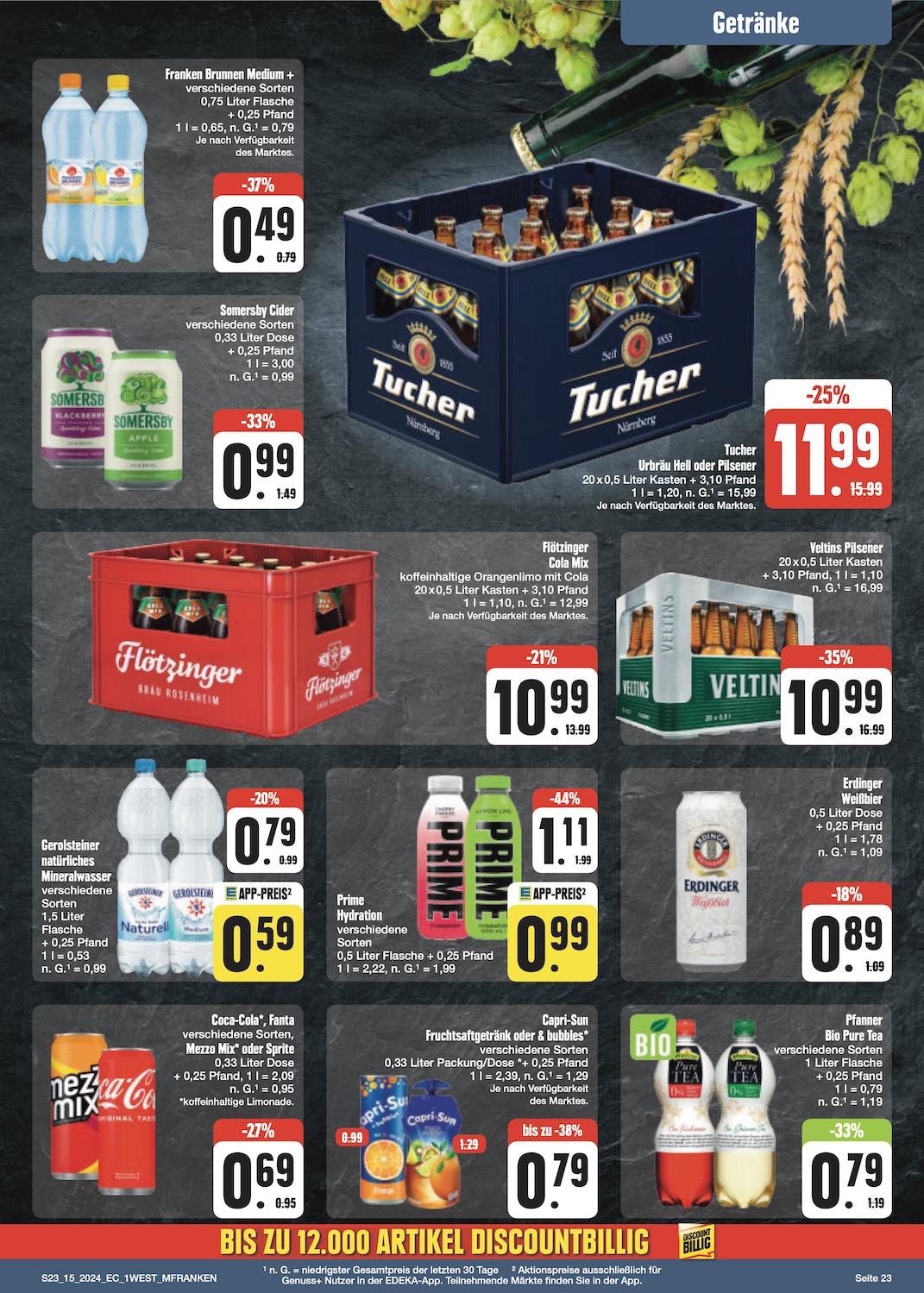 Edeka Prospekt ab Montag - Bayern Nord Seite 23