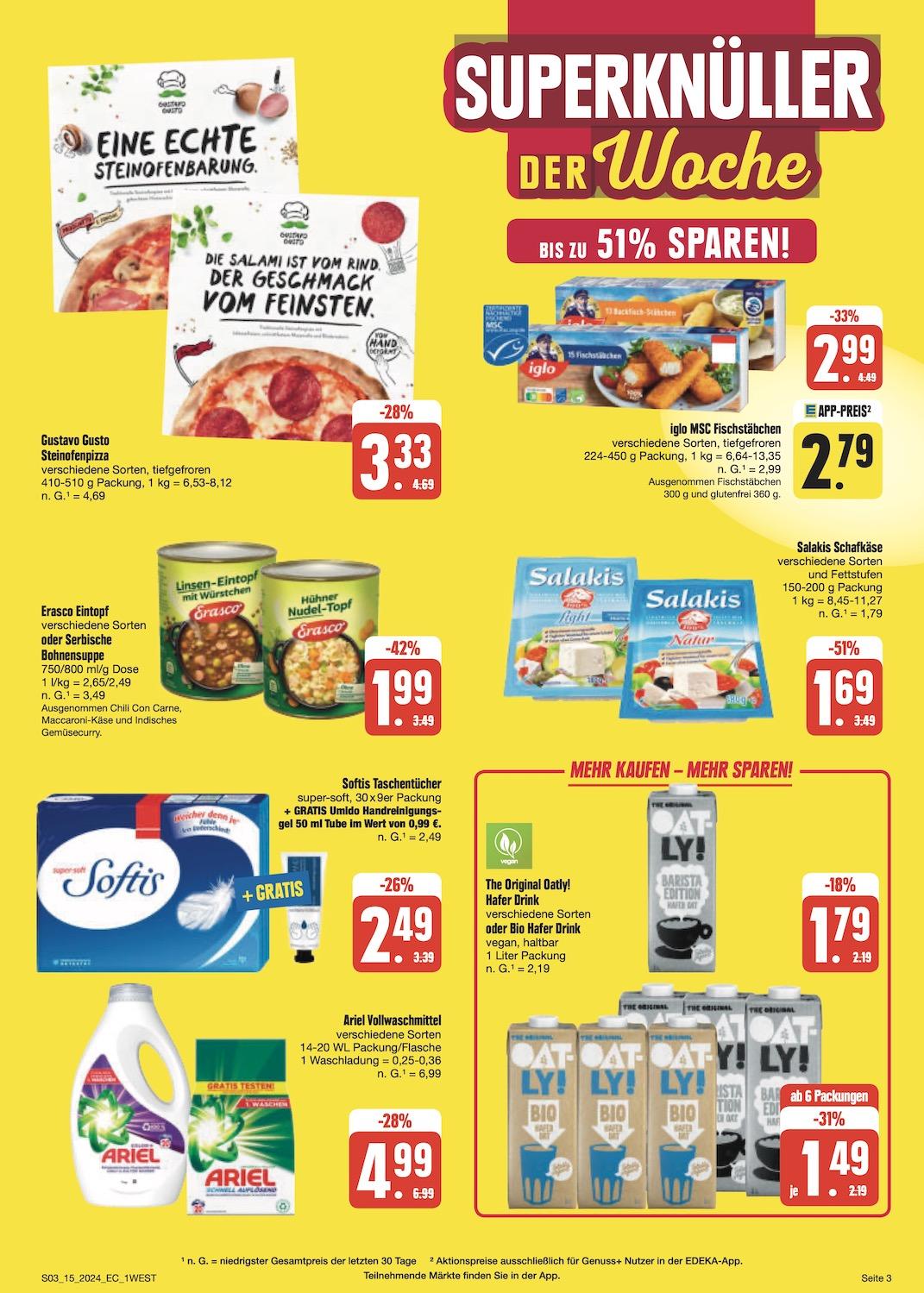 Edeka Prospekt ab Montag - Bayern Nord Seite 3