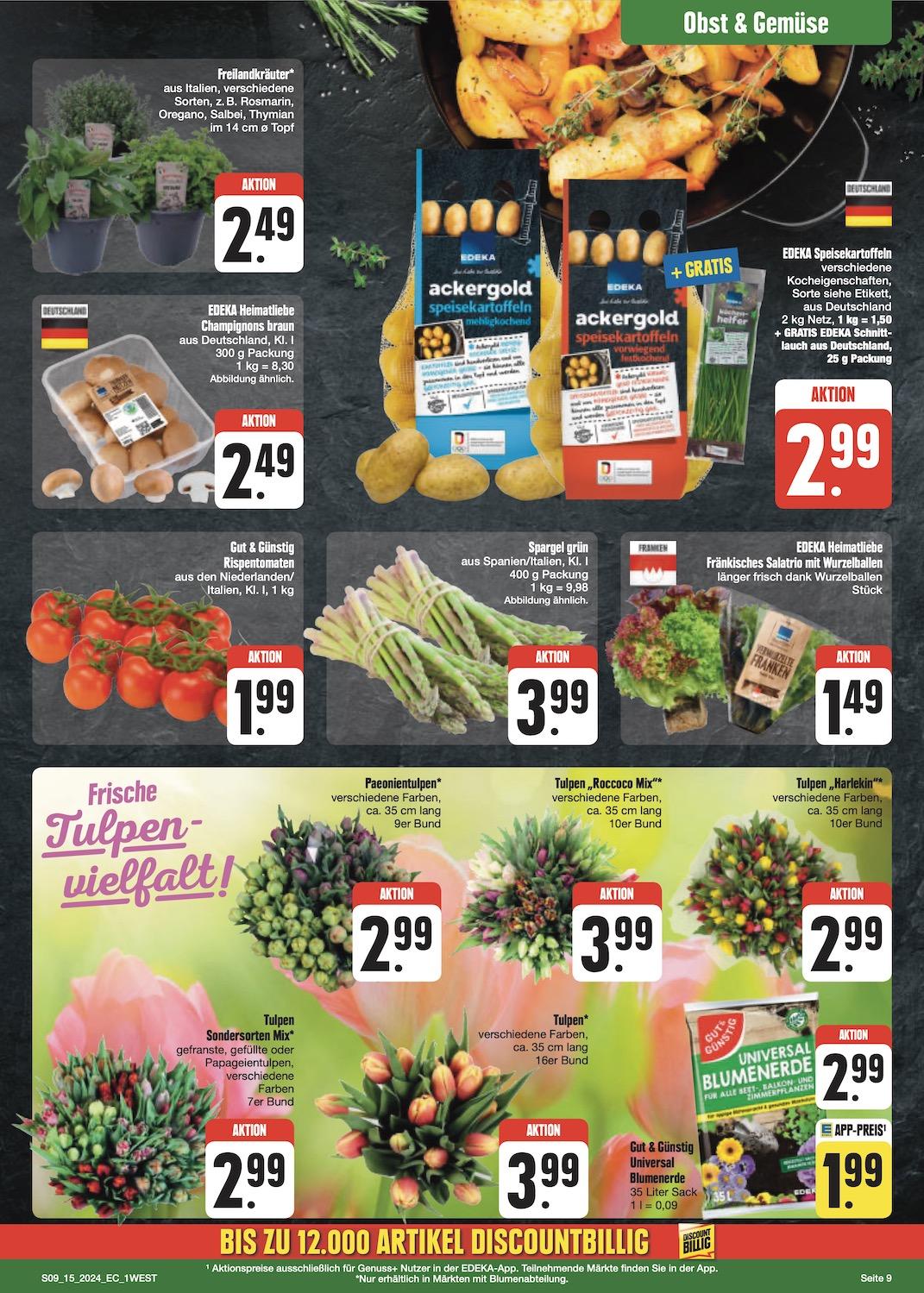Edeka Prospekt ab Montag - Bayern Nord Seite 9