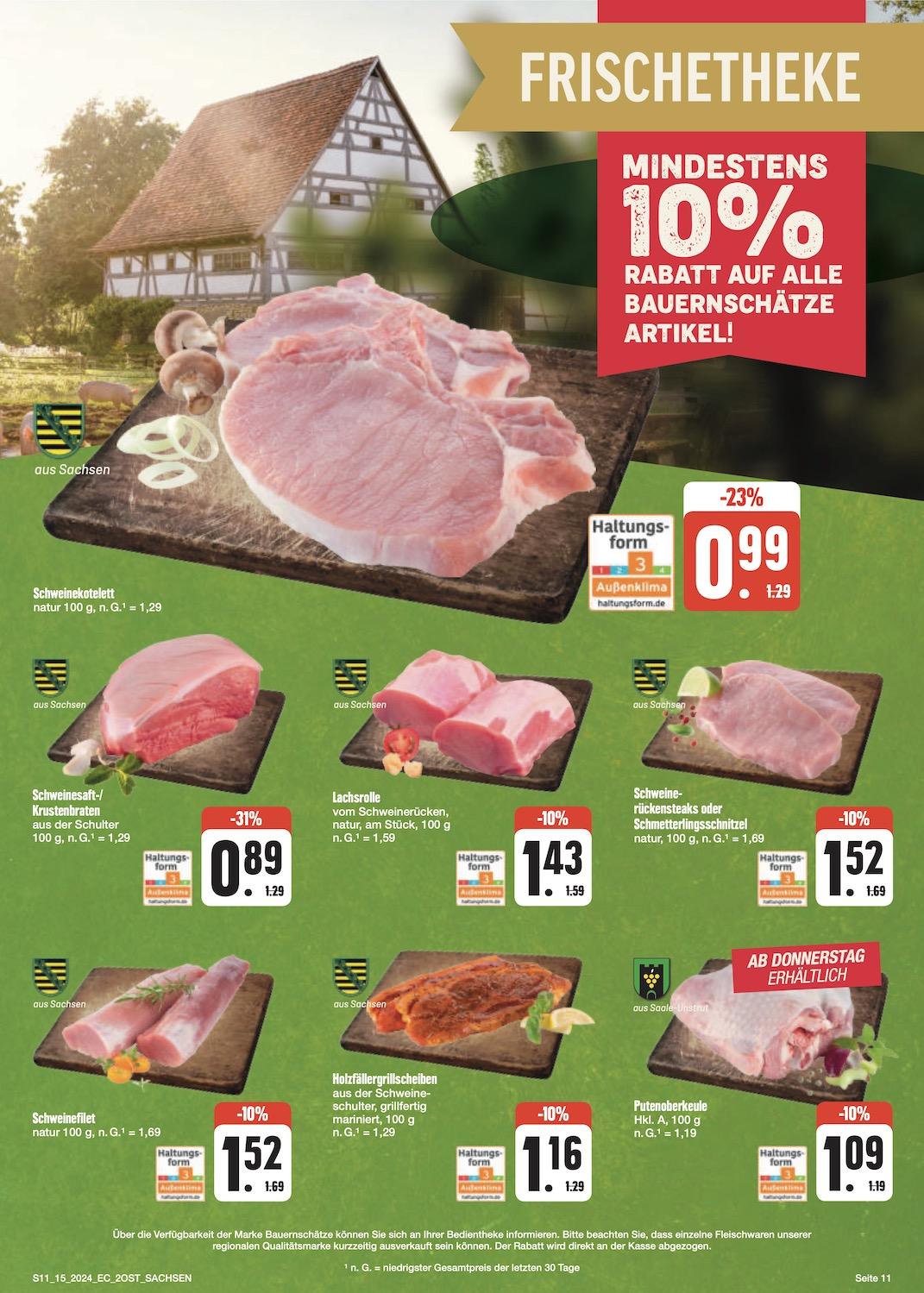 Edeka Prospekt ab Montag - Sachsen Seite 11